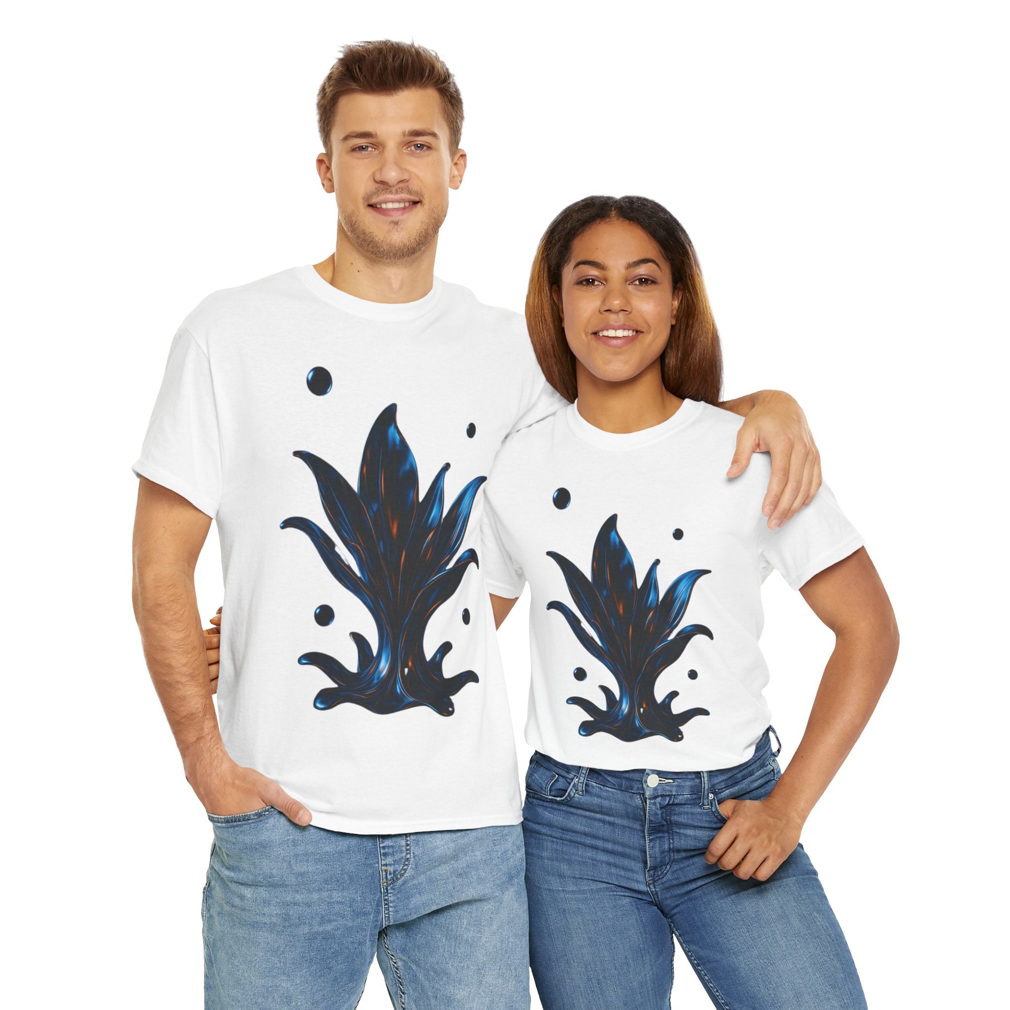 Plant-Inspired Graphic Unisex Heavy Cotton Tee