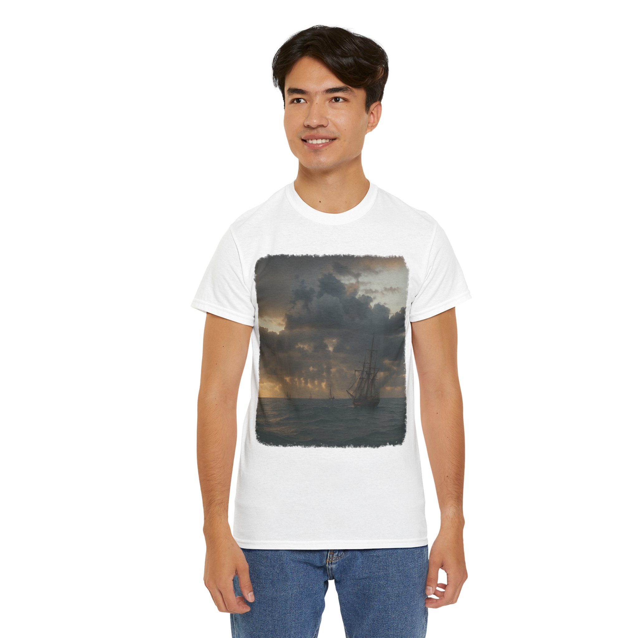 Sailing Into the Sunset Unisex Heavy Cotton Tee