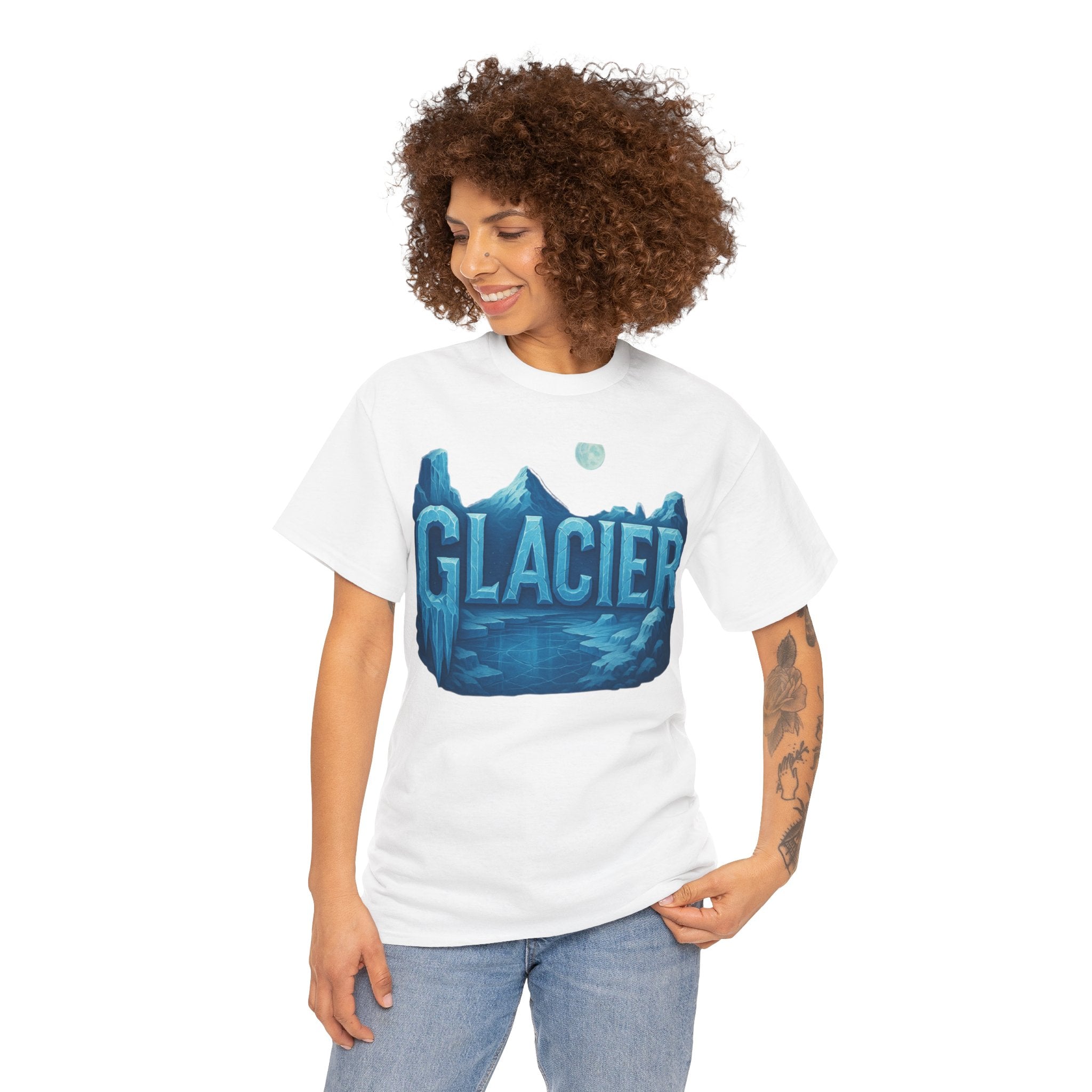 Glacier Graphic Unisex Heavy Cotton Tee
