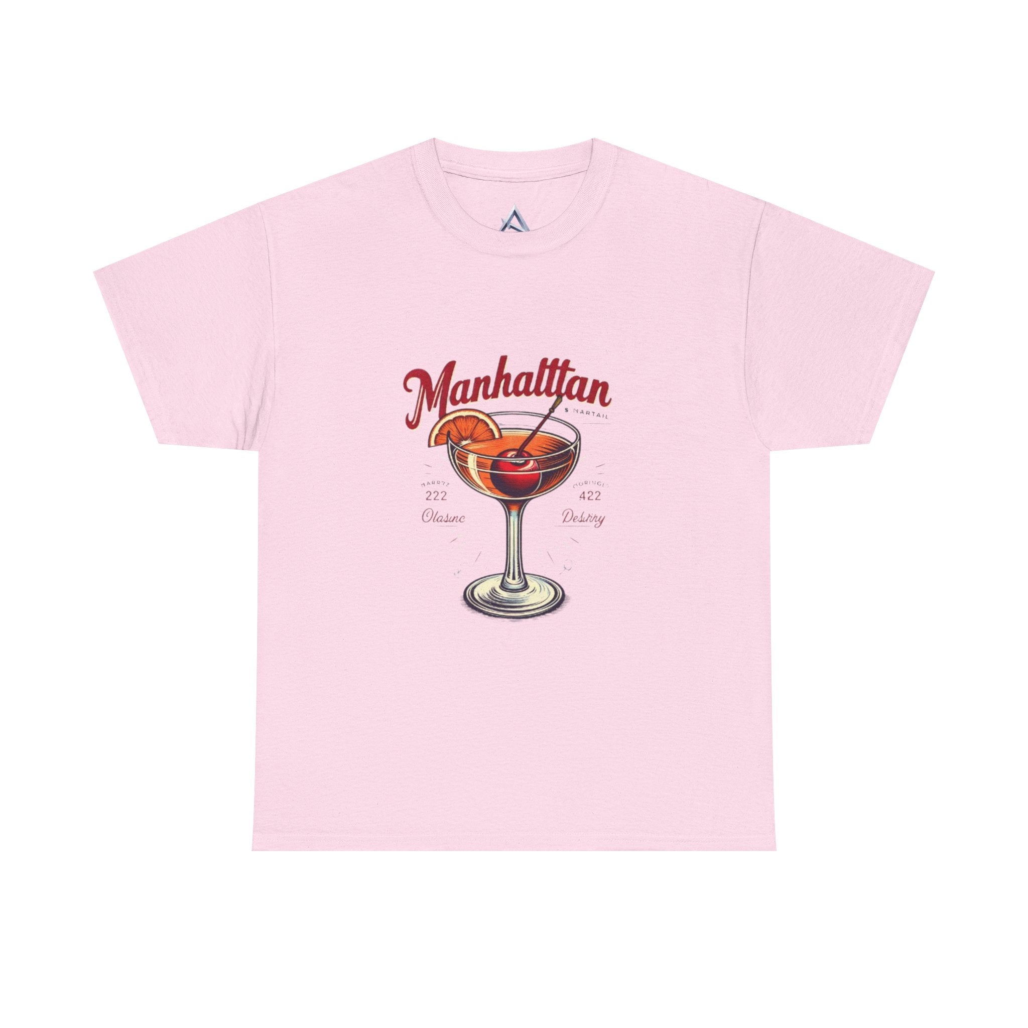 Manhattan Cocktail Unisex Heavy Cotton Tee