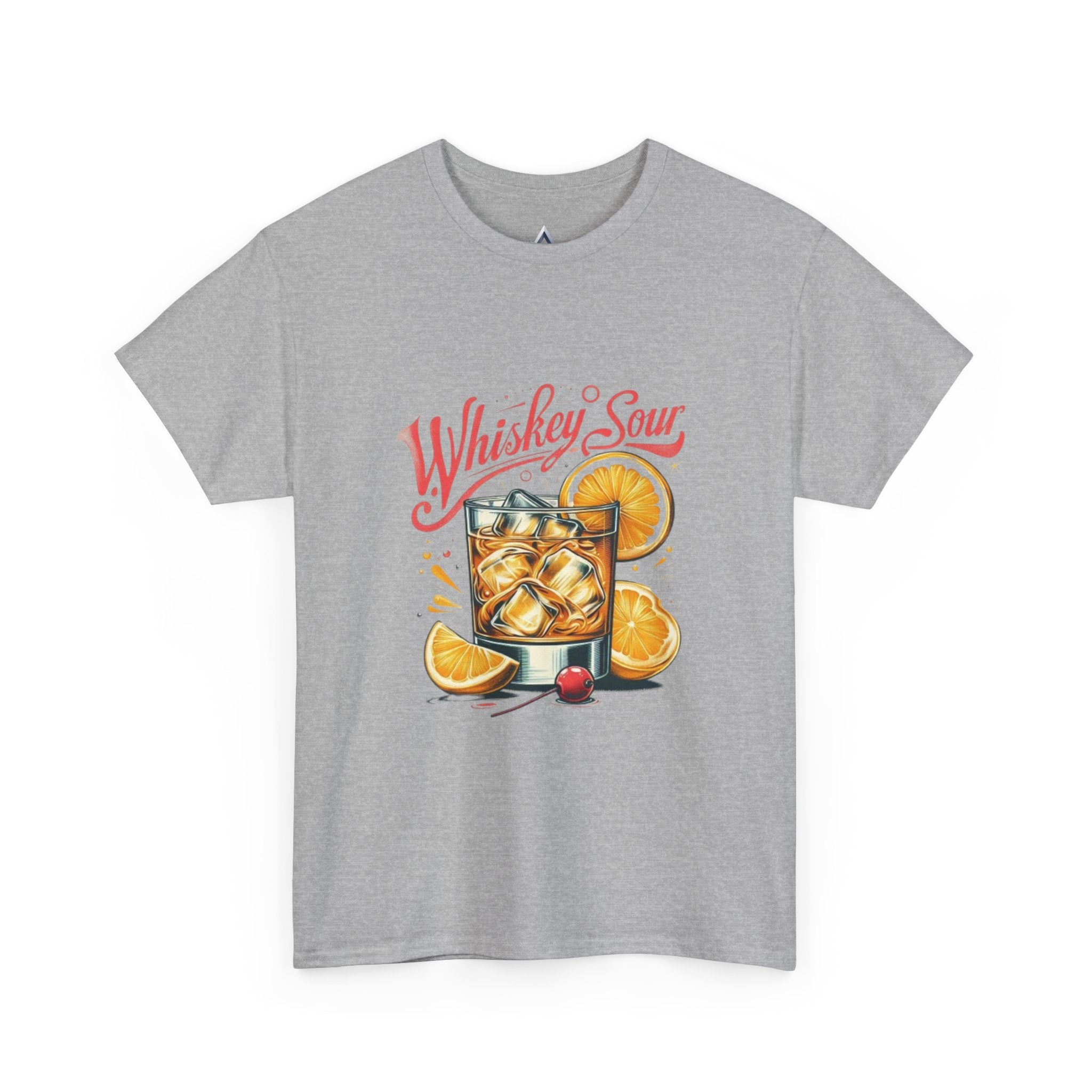 Whiskey Sour Cocktail Unisex Heavy Cotton Tee