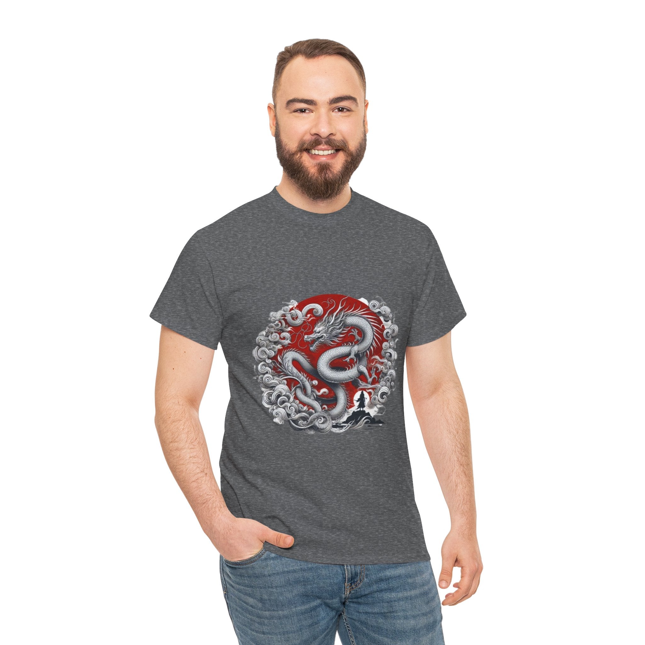 Japanese Dragon Heavy Cotton Tee