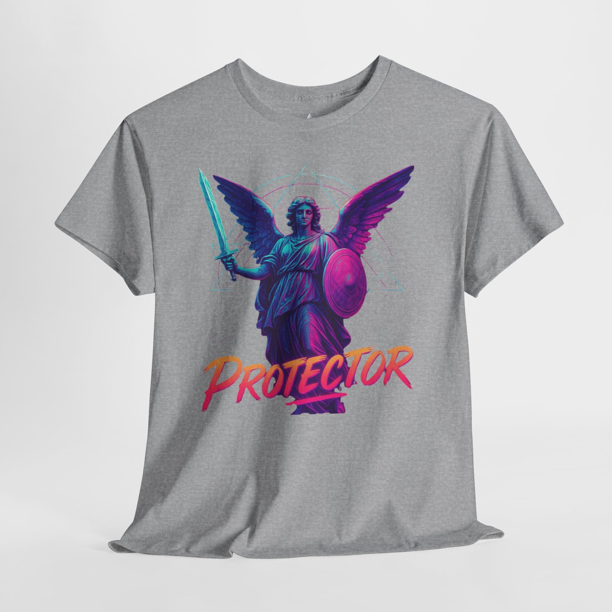 Vibrant Guardian Protector Graphic Heavy Cotton Tee
