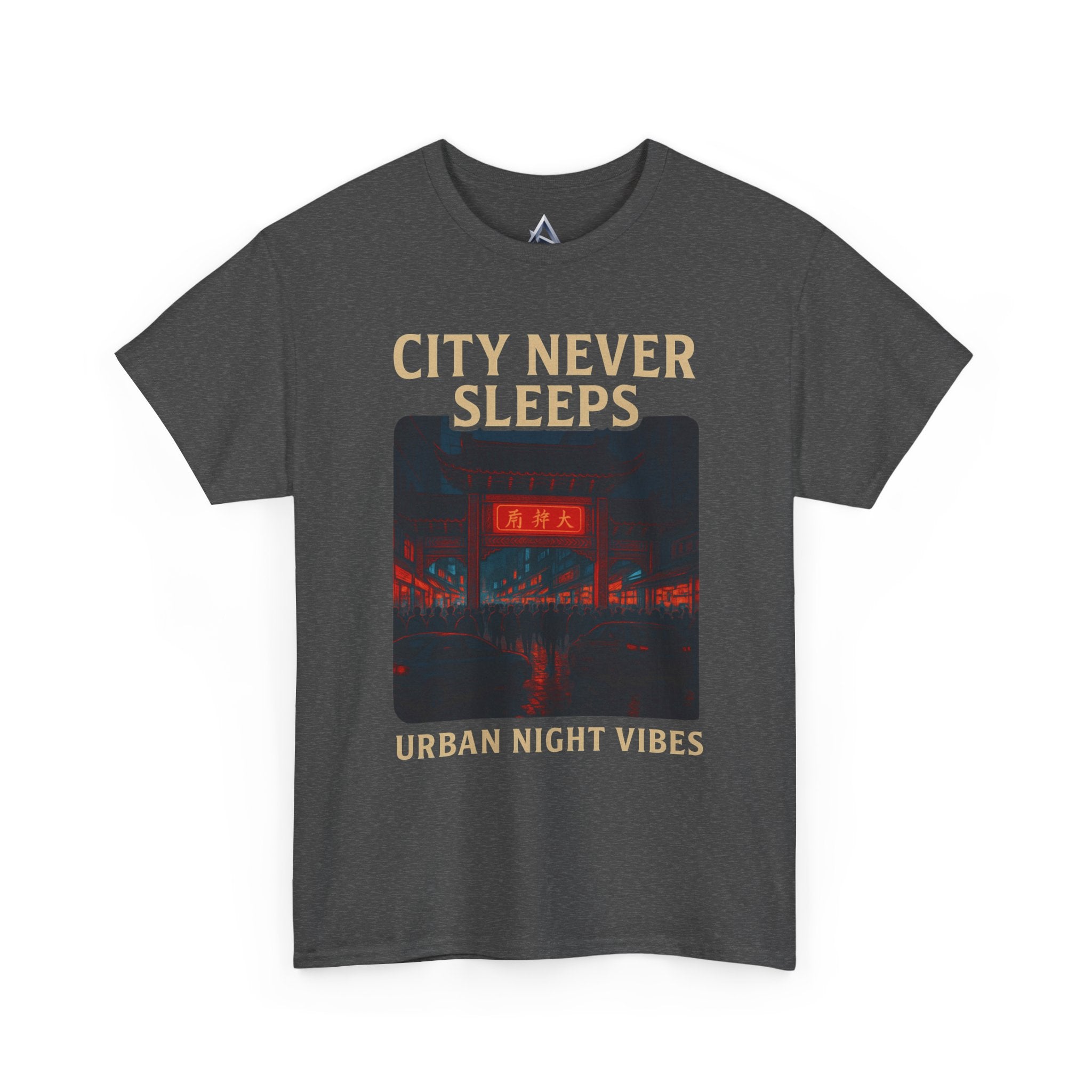 Urban City Night Vibes Unisex Heavy Cotton Tee