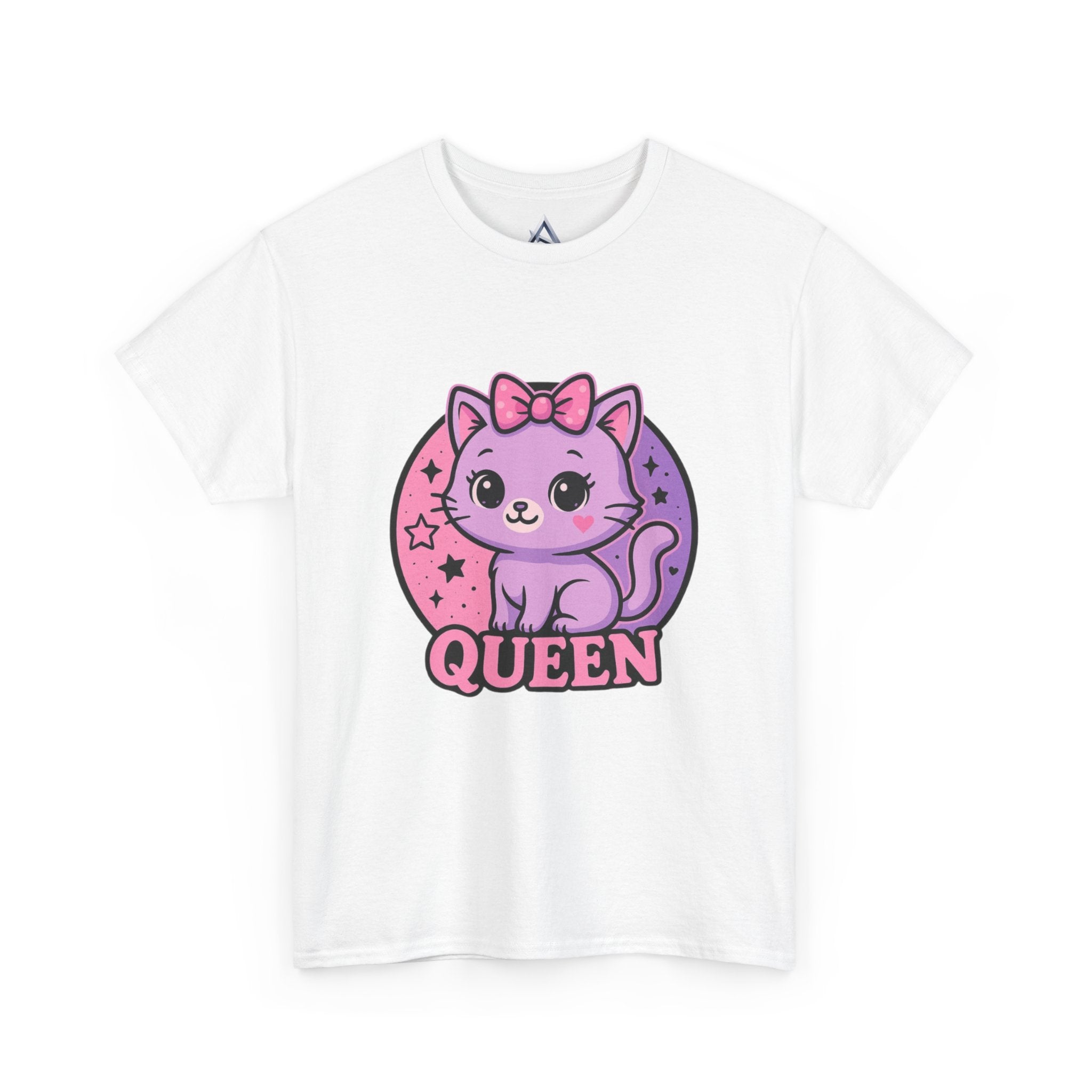 Cute Cat Queen Unisex Heavy Cotton Tee