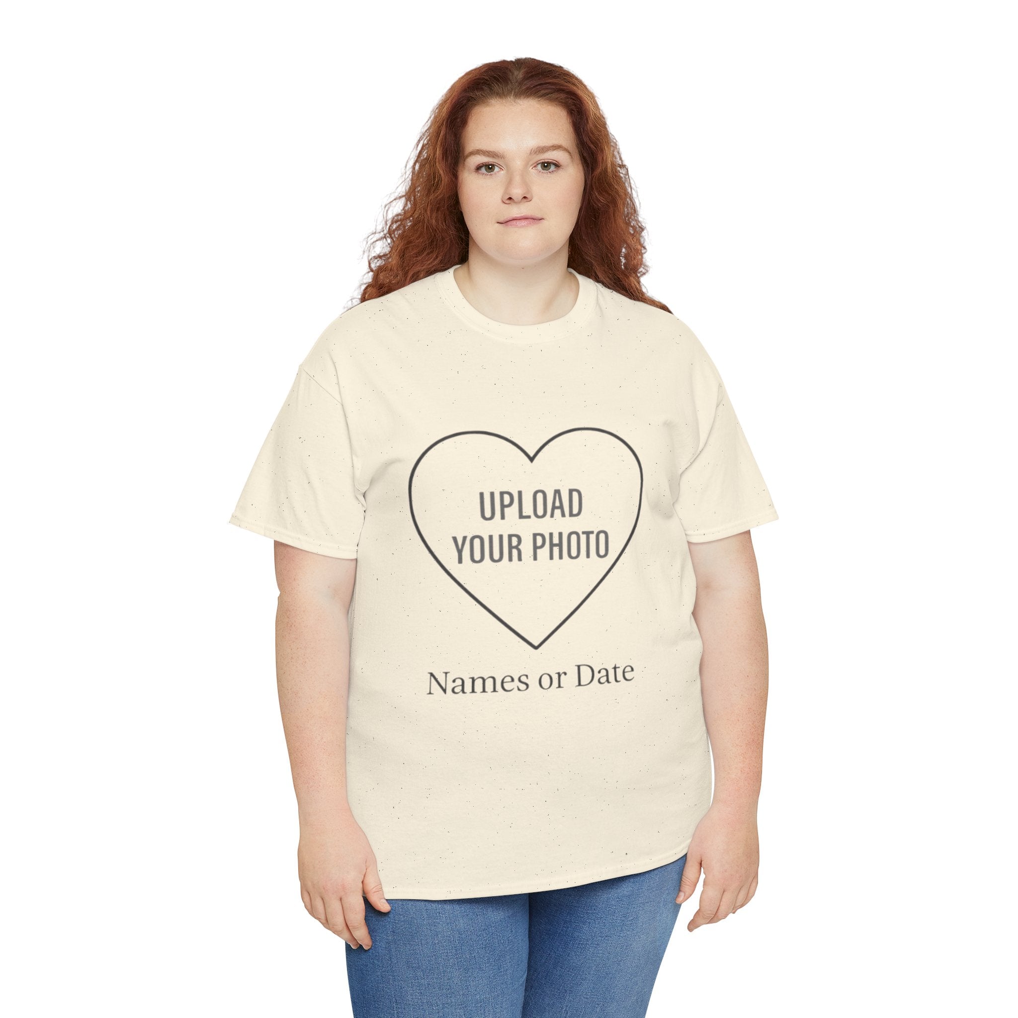 Photo Heart Custom - Heavy Cotton Tee
