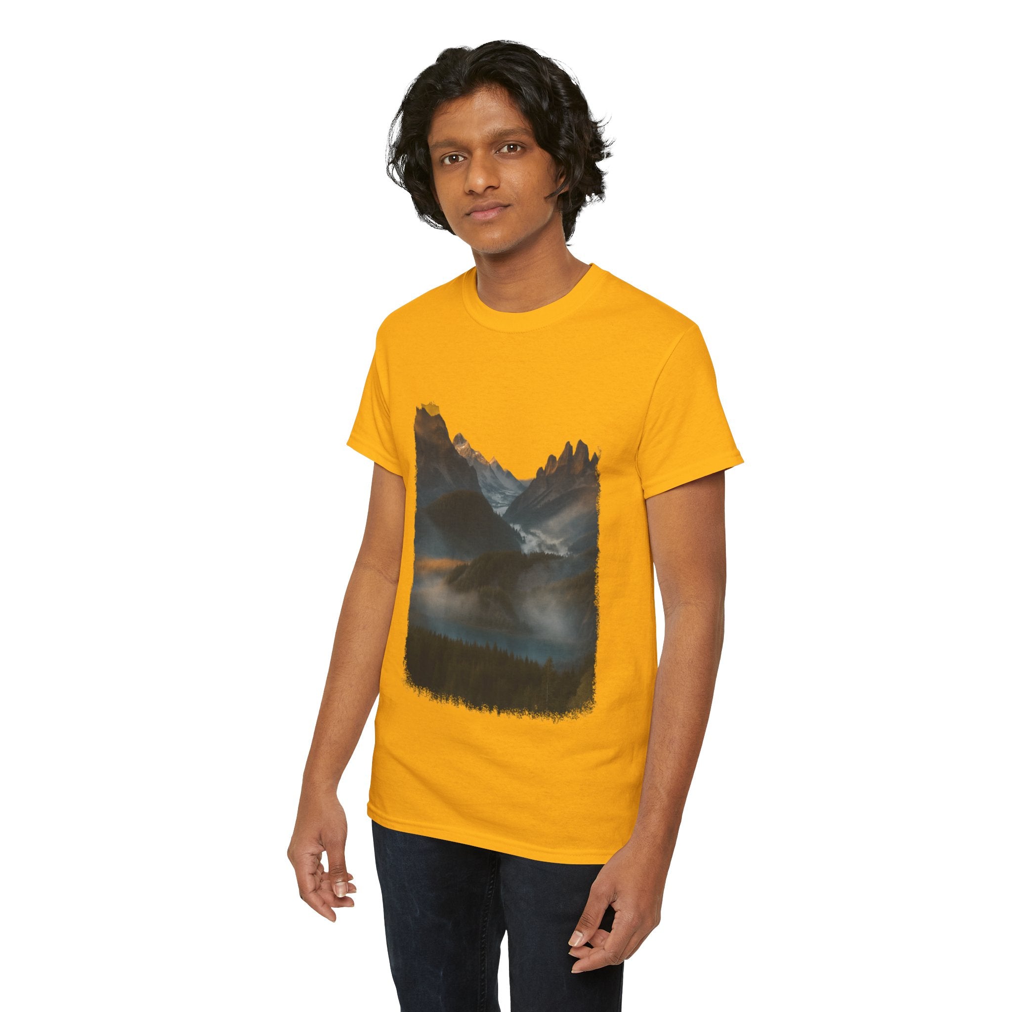 Nature-Inspired Unisex Heavy Cotton Tee