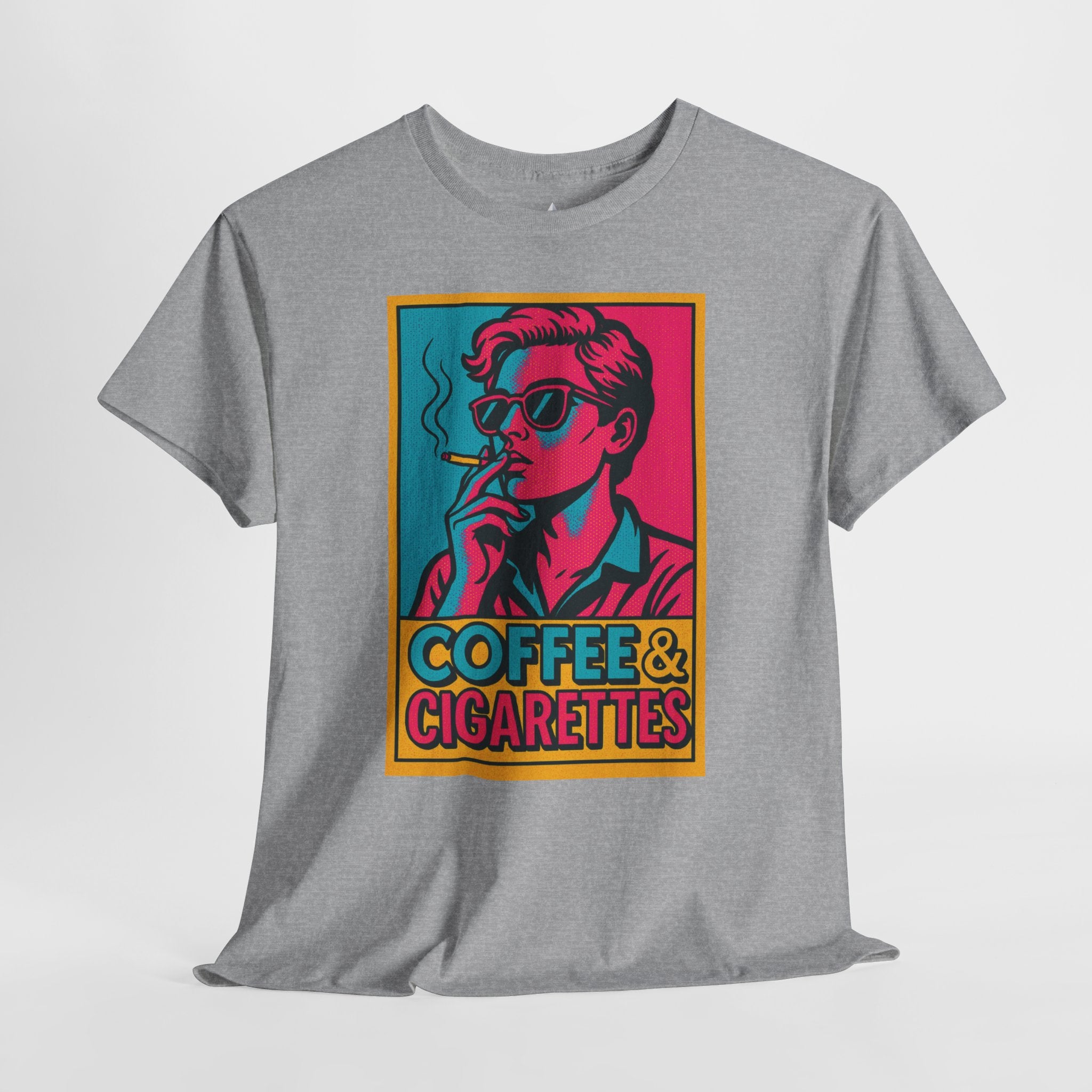 Coffee & Cigarettes Vintage Unisex Heavy Cotton Tee