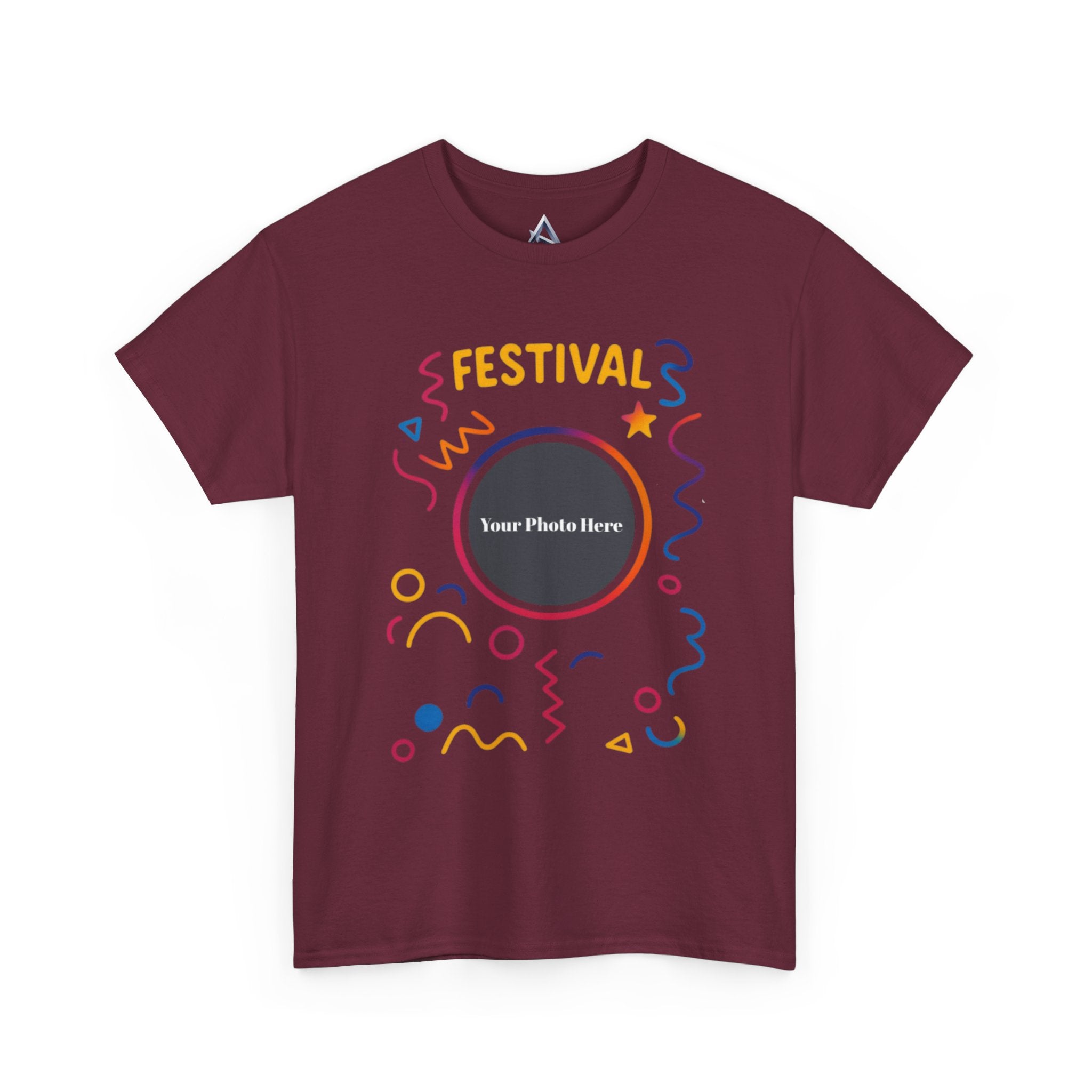Festival Custom Photo Heavy Cotton Tee