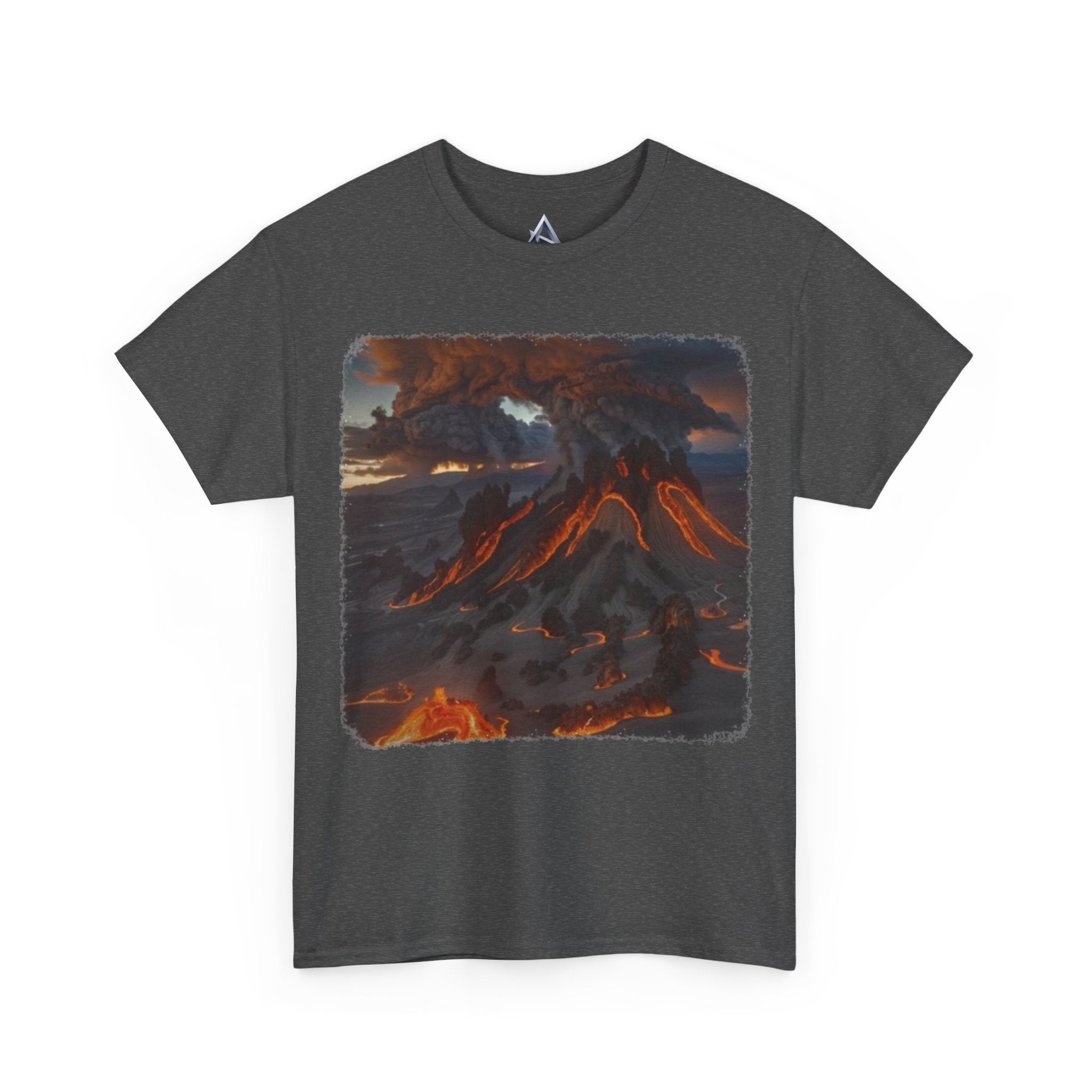 Volcanic Eruption Unisex Heavy Cotton Tee