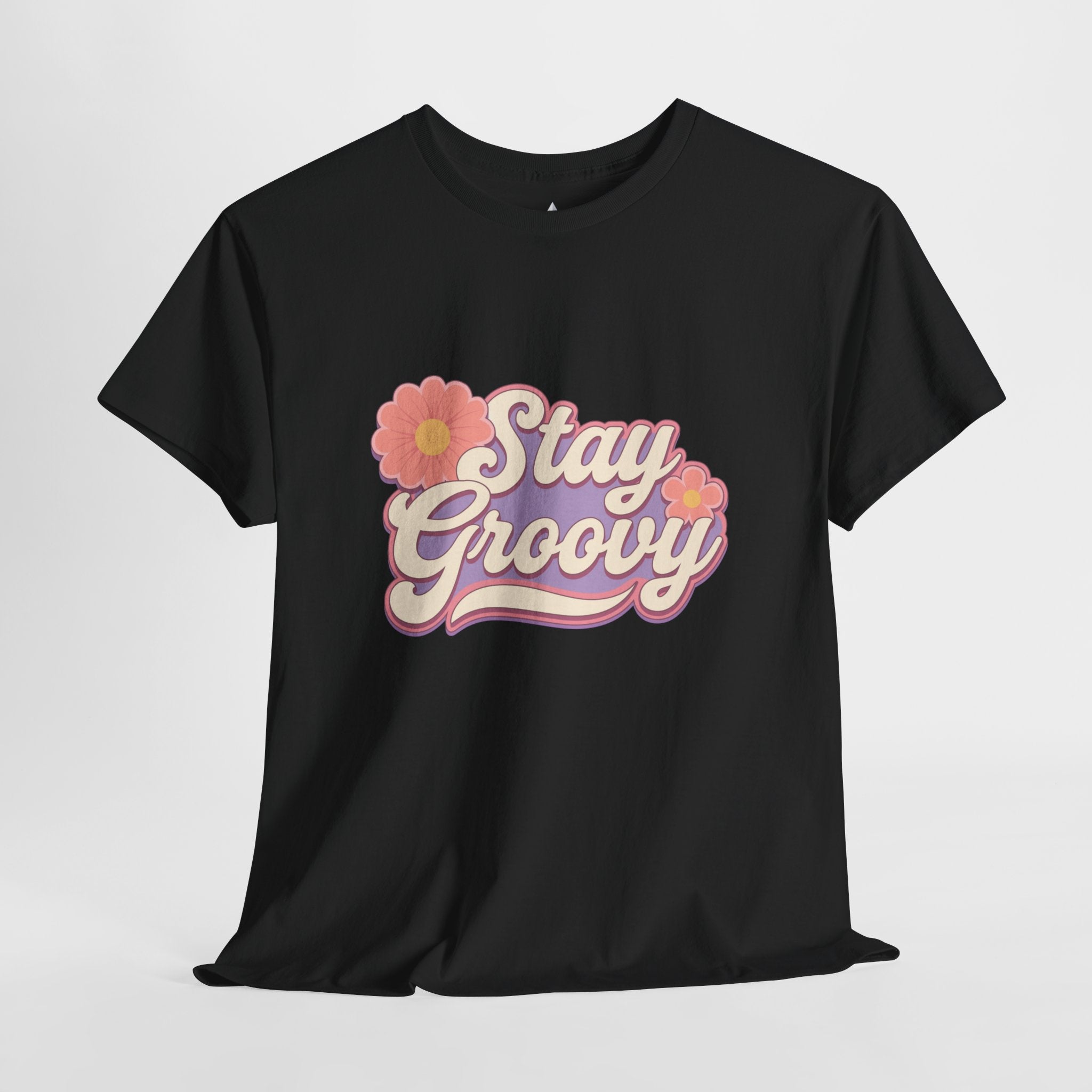 Stay Groovy Retro Unisex Heavy Cotton Tee