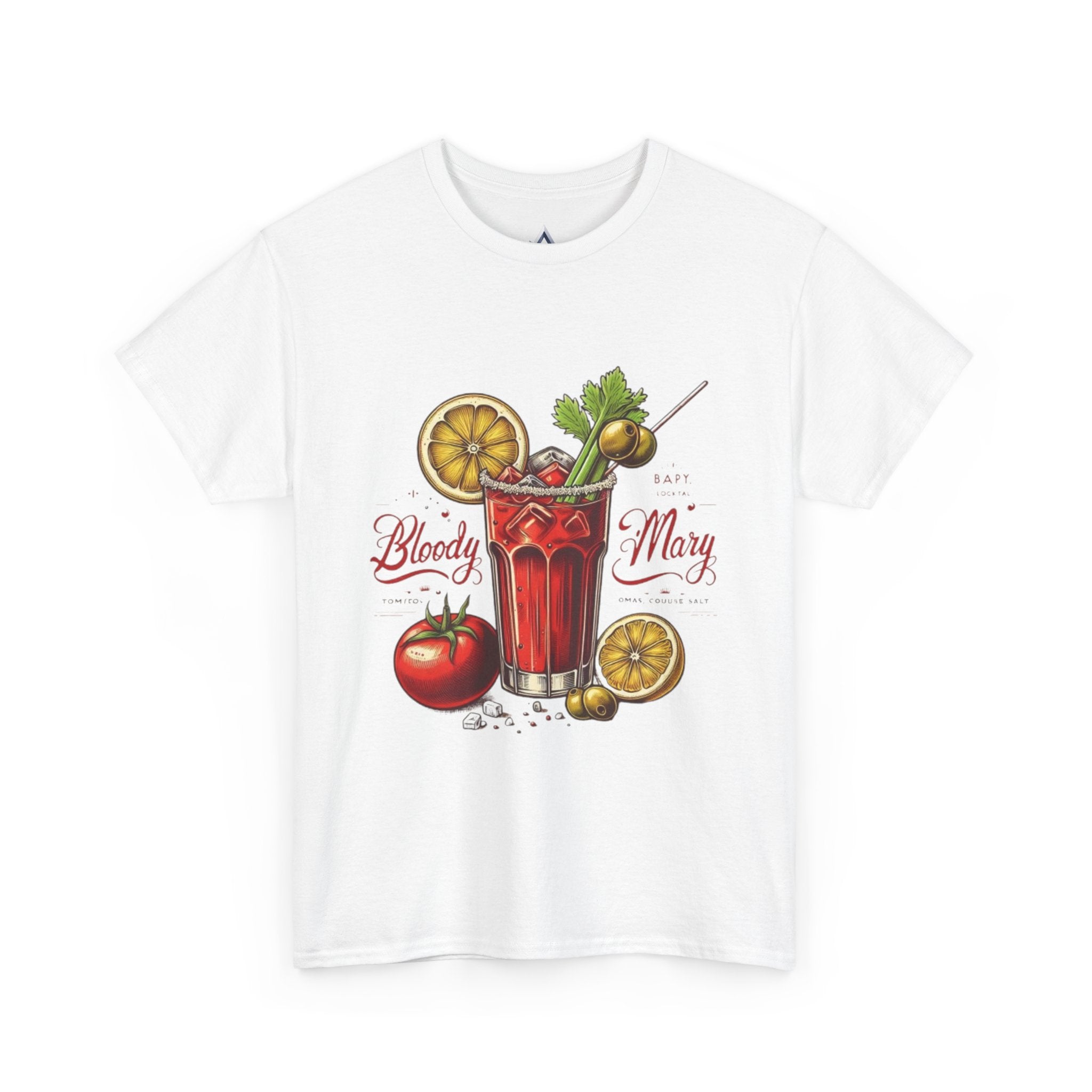 Bloody Mary Cocktail Unisex Heavy Cotton Tee