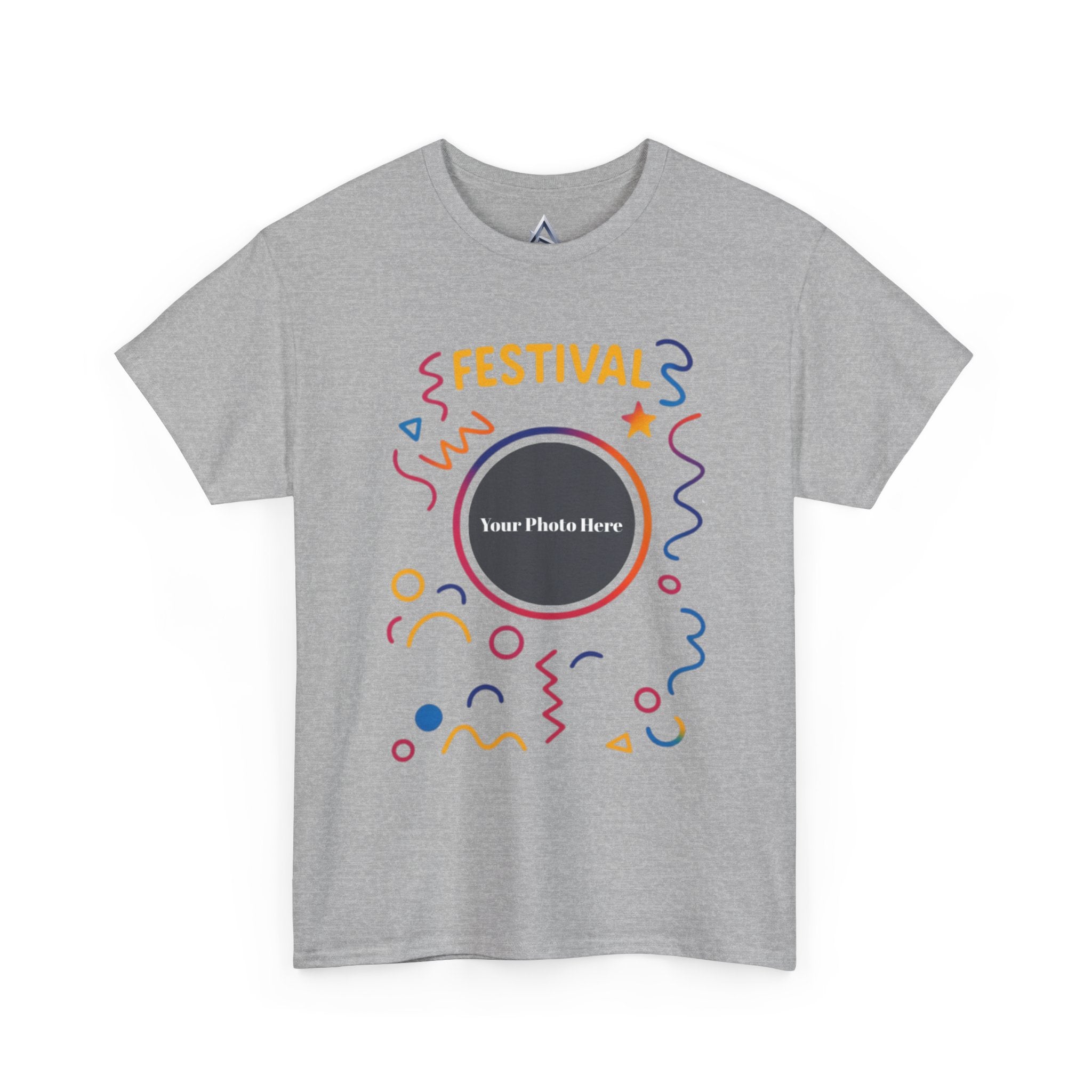 Festival Custom Photo Heavy Cotton Tee