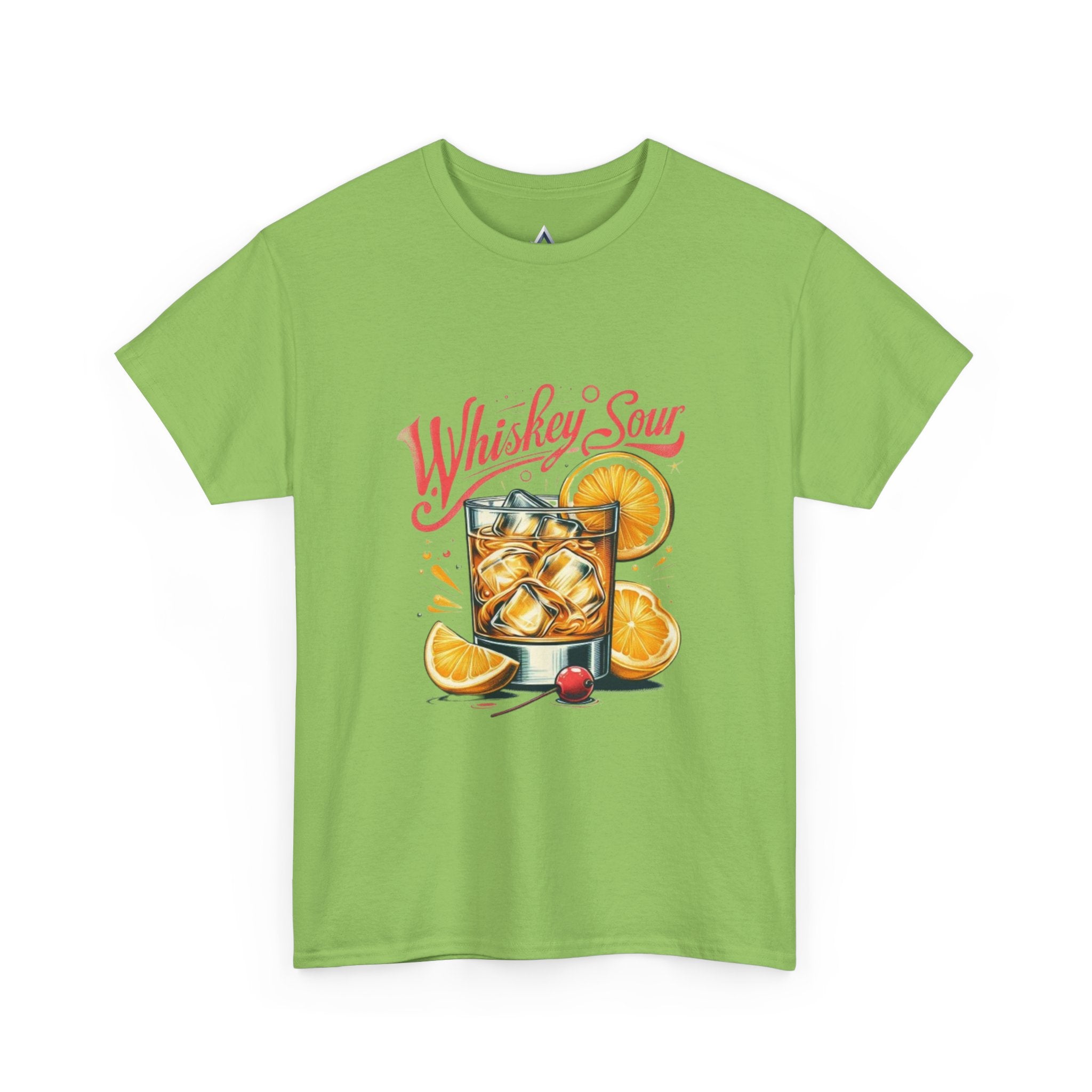 Whiskey Sour Cocktail Unisex Heavy Cotton Tee