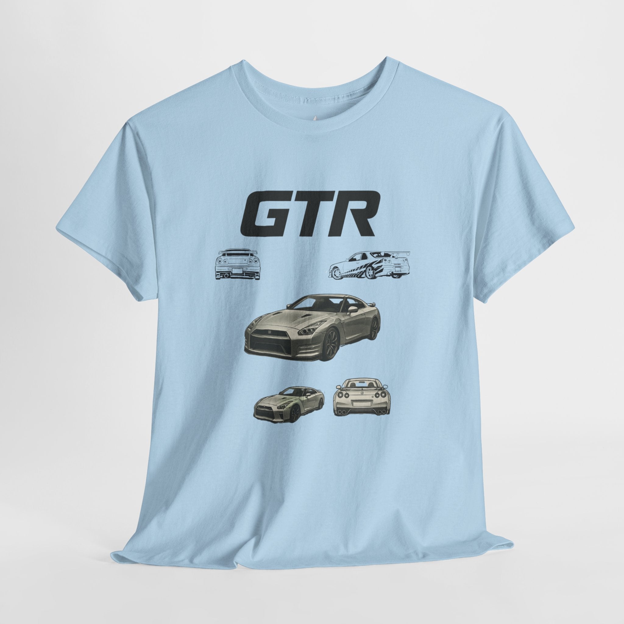 GTR Car Enthusiast Graphic Heavy Cotton Tee