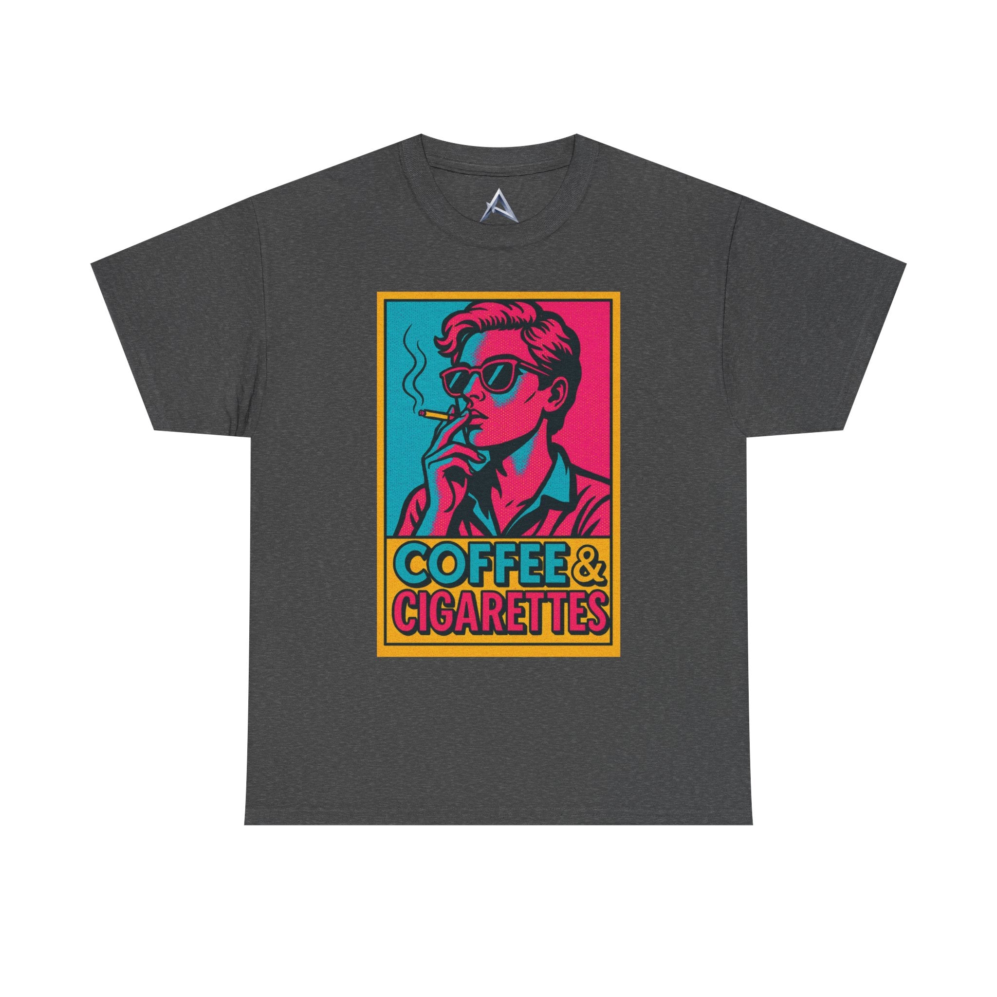 Coffee & Cigarettes Vintage Unisex Heavy Cotton Tee