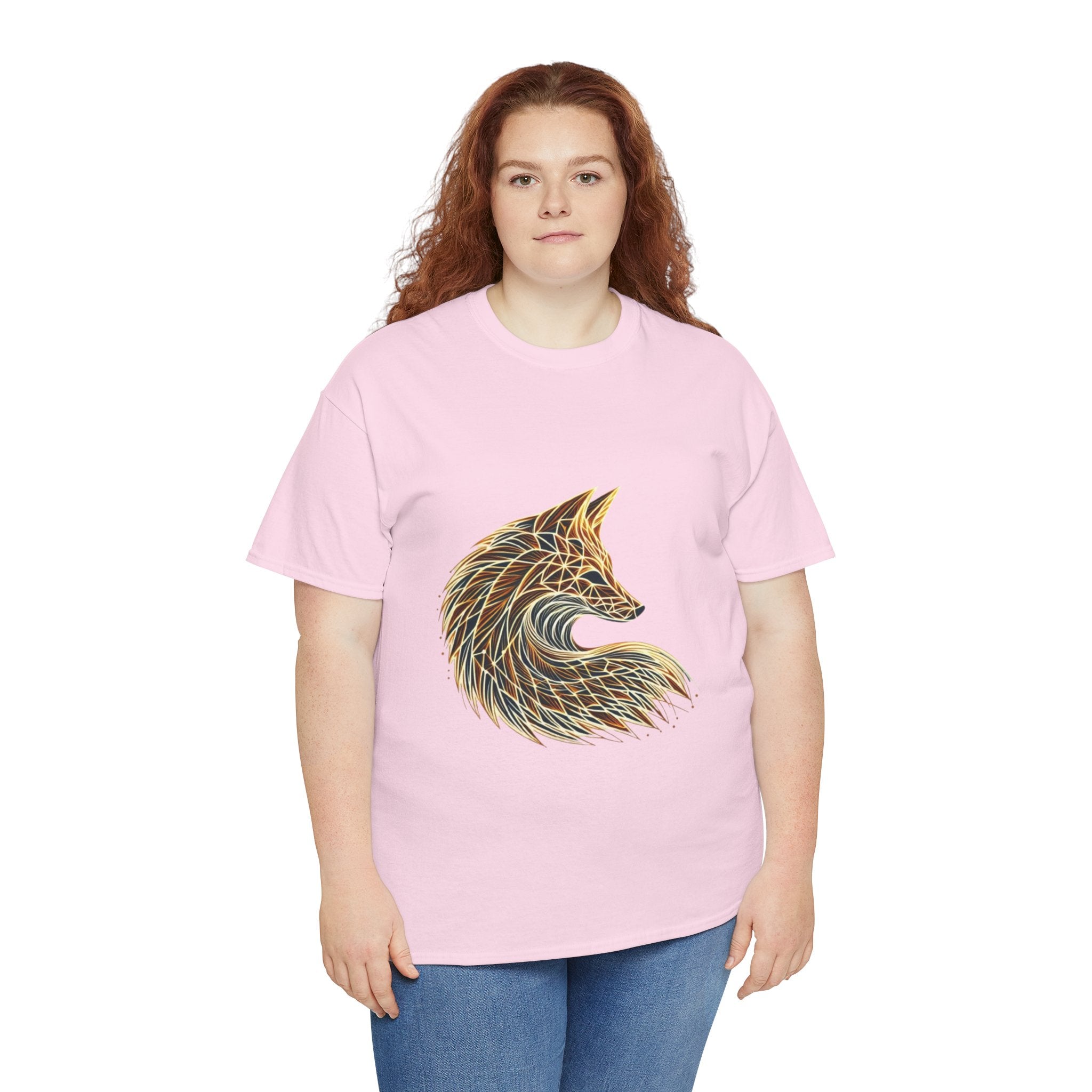 Natural Wolf Graphic Unisex Heavy Cotton Tee