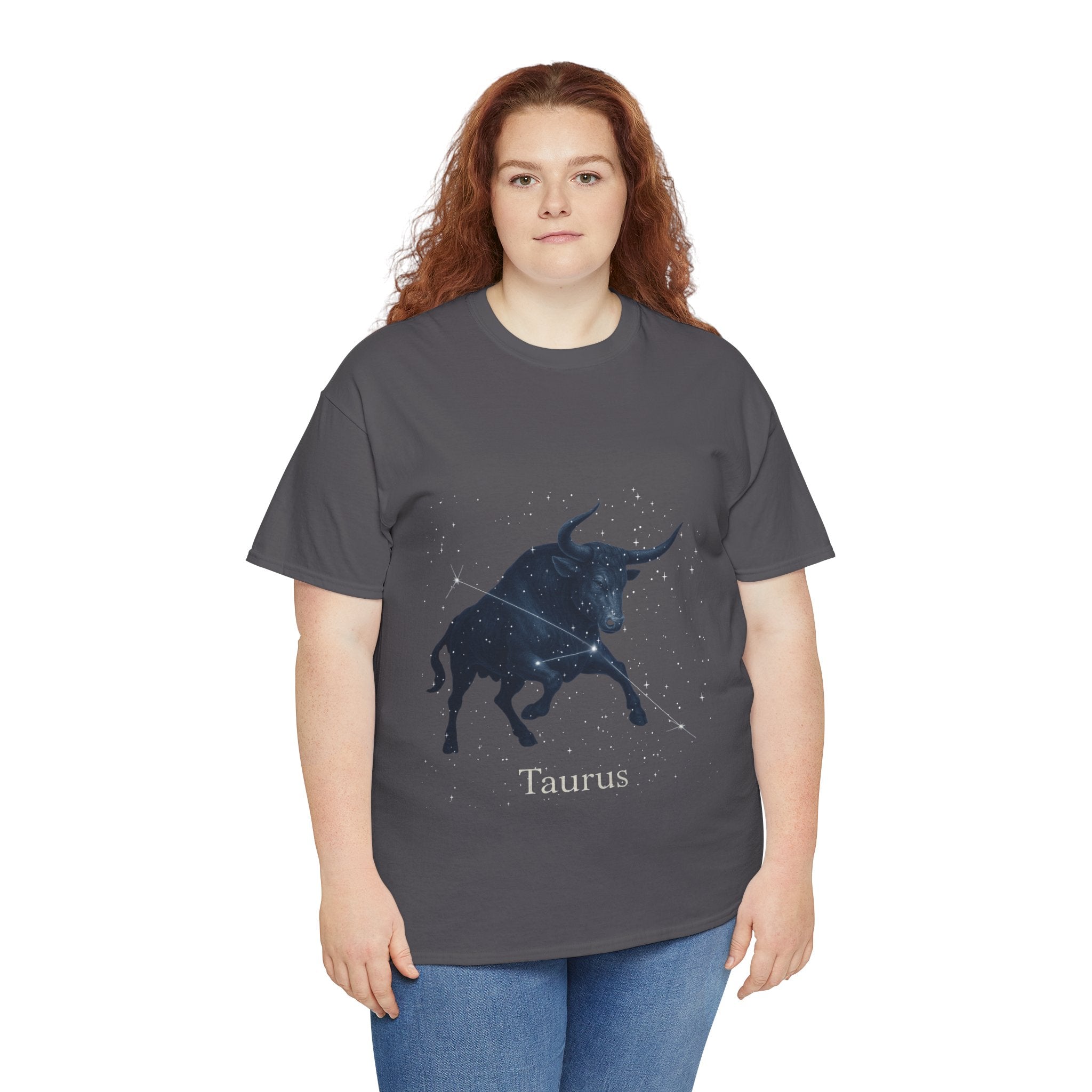 Taurus Zodiac Unisex Heavy Cotton Tee