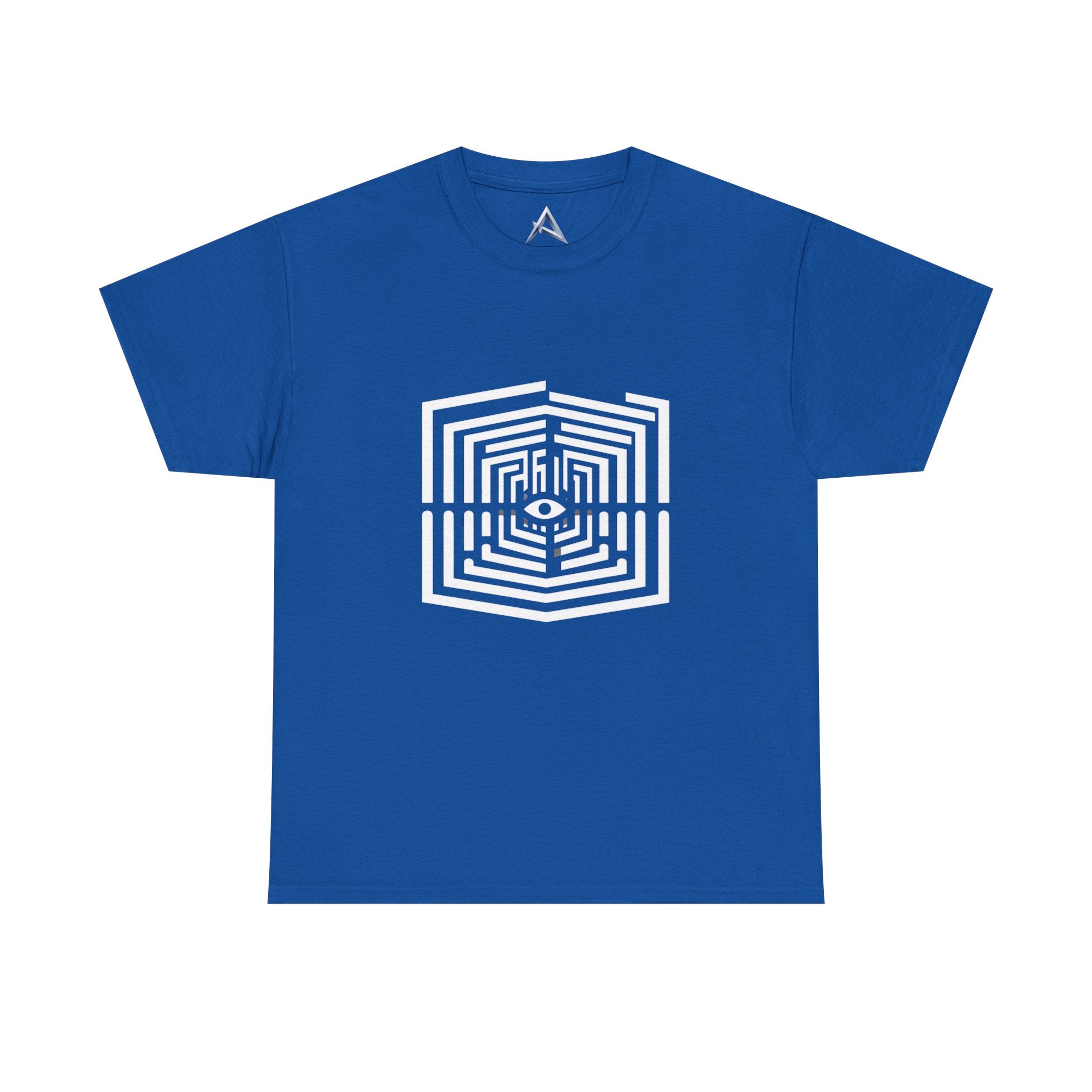 Geometric Maze Heavy Cotton Tee