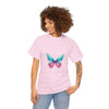 Vibrant Butterfly Unisex Heavy Cotton Tee