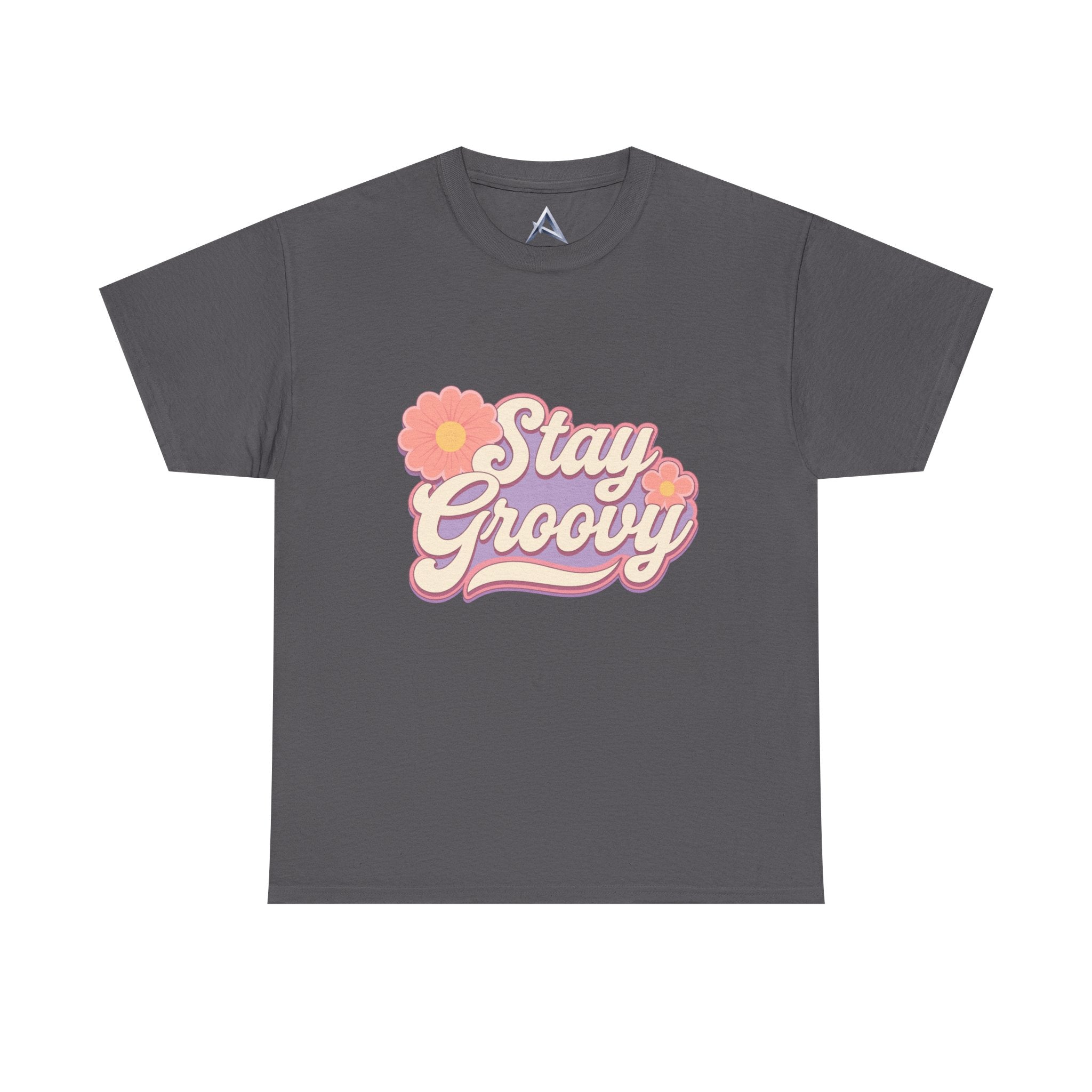 Stay Groovy Retro Unisex Heavy Cotton Tee