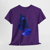 Blue Butterfly Graphic Heavy Cotton Tee