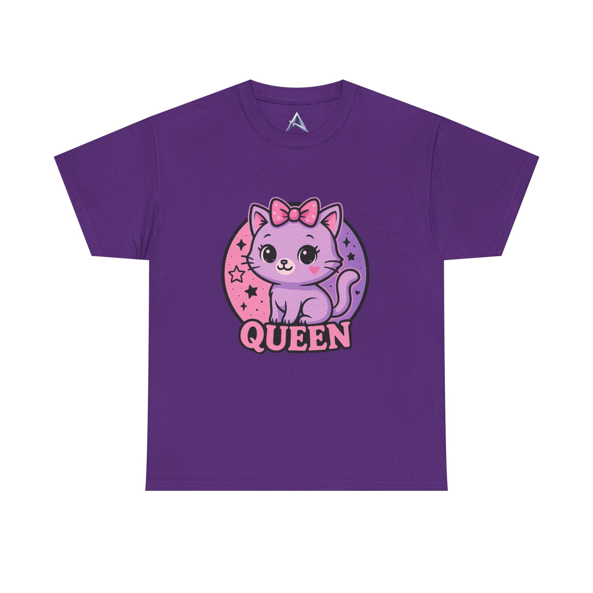 Cute Cat Queen Unisex Heavy Cotton Tee