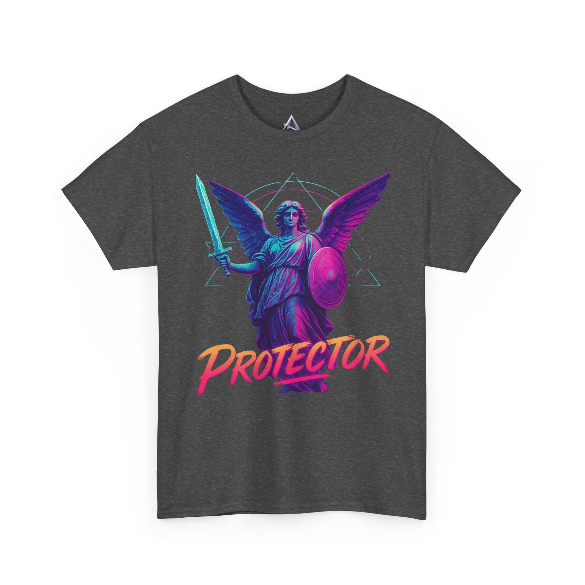 Vibrant Guardian Protector Graphic Heavy Cotton Tee