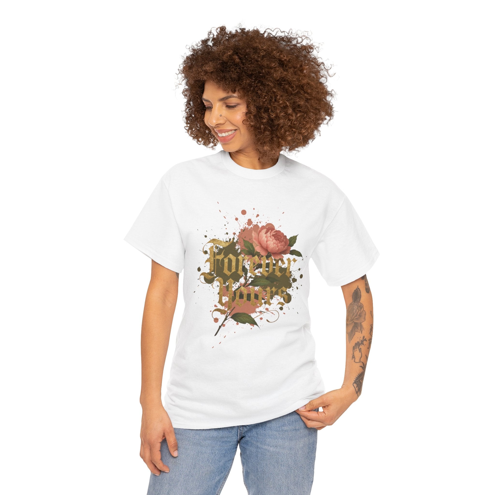 Floral Tribute Heavy Cotton Tee