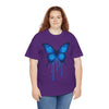 Blue Butterfly Art Unisex Heavy Cotton Tee