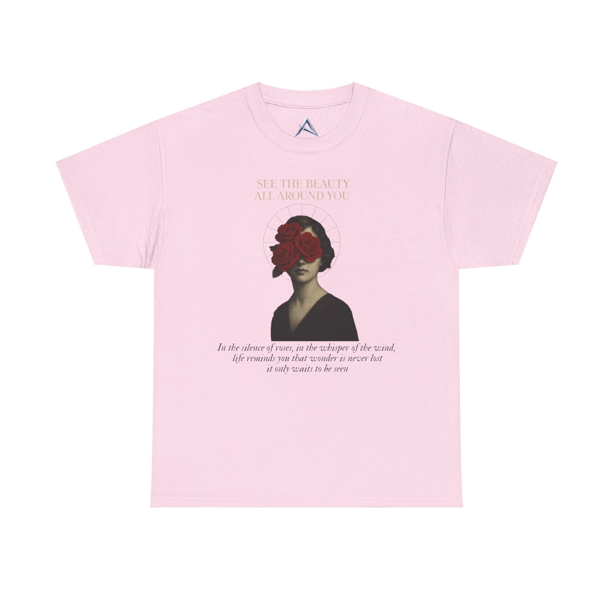 Artistic Floral Heavy Cotton Tee
