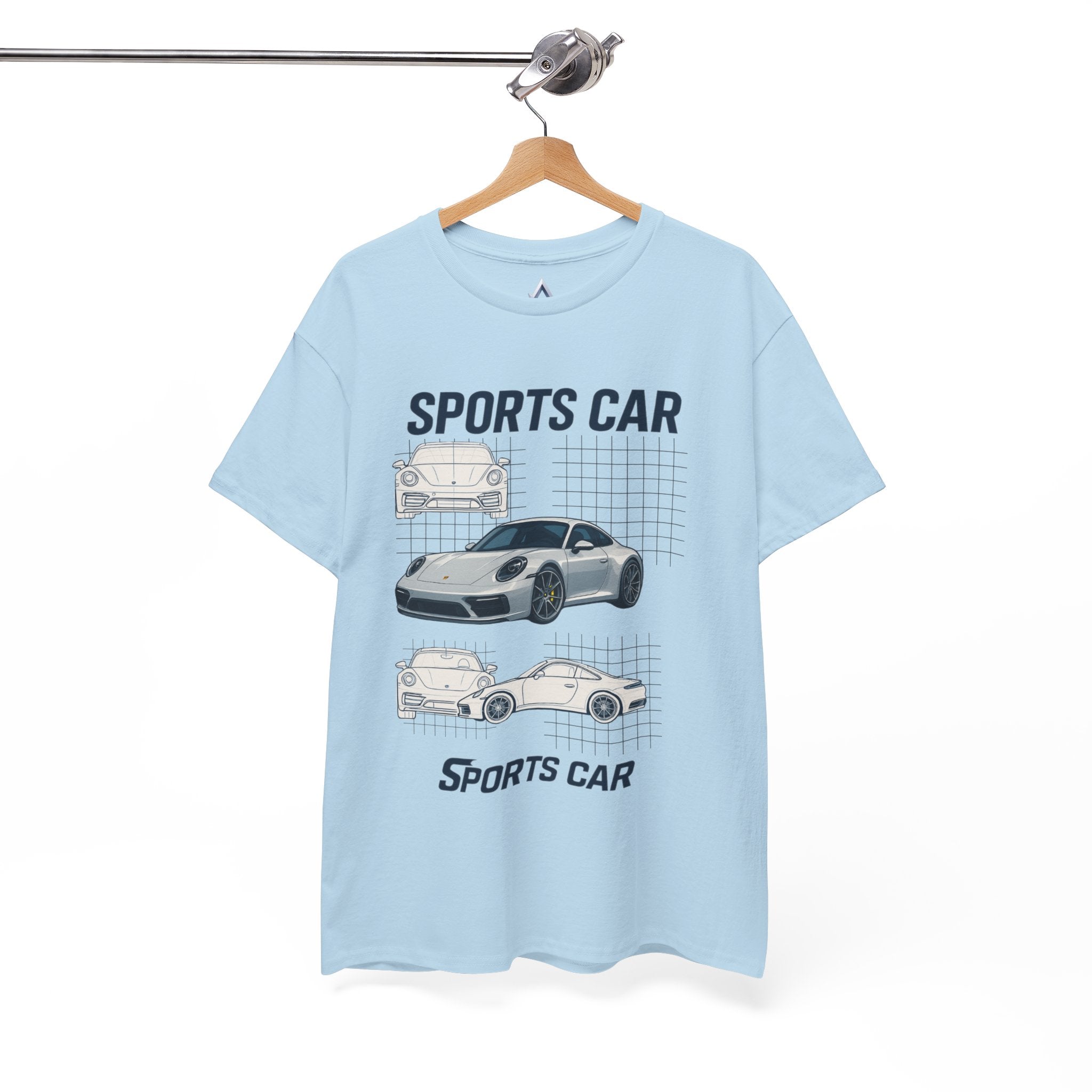 Sporty Car Graphic Heavy Cotton Tee
