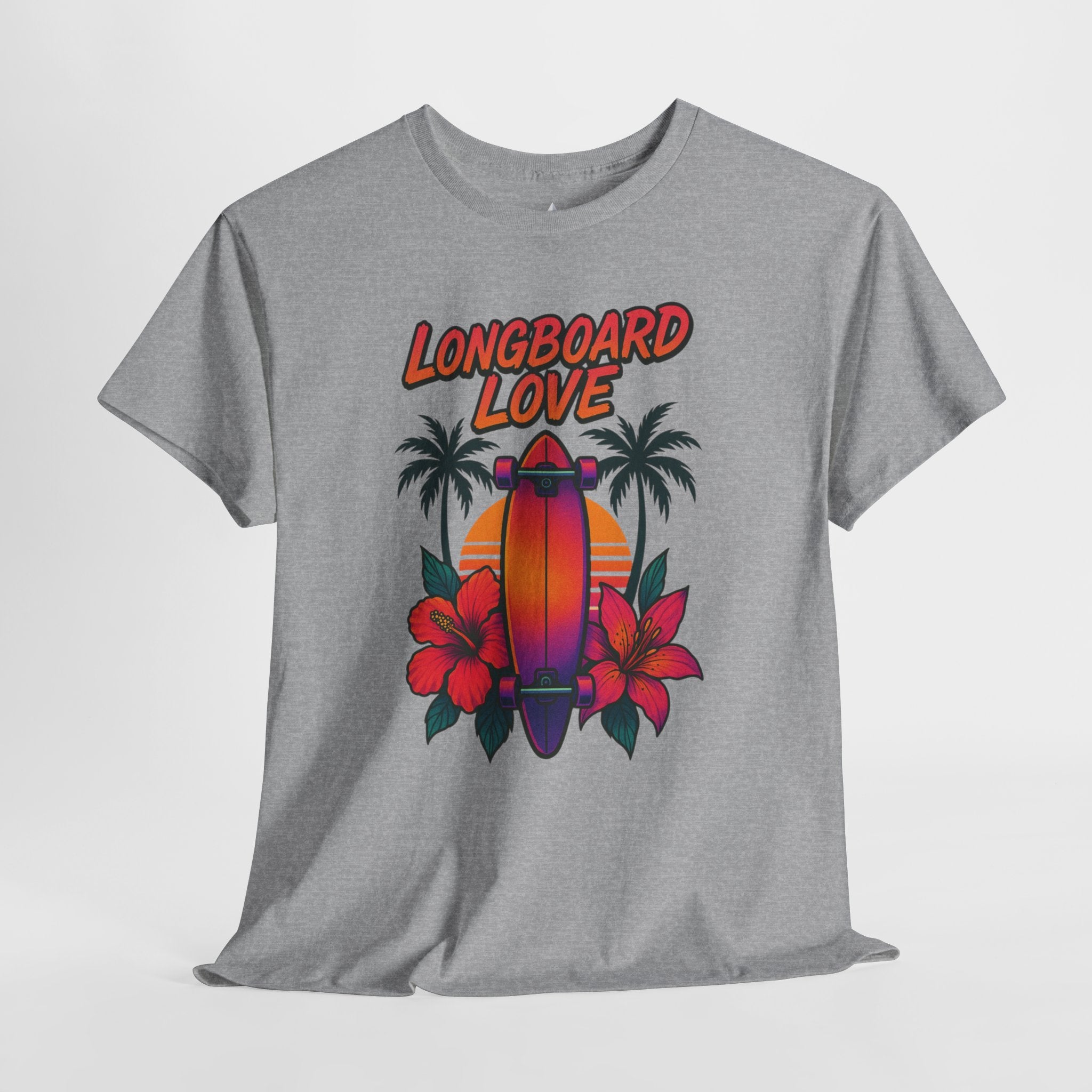 Longboard Love Unisex Heavy Cotton Tee