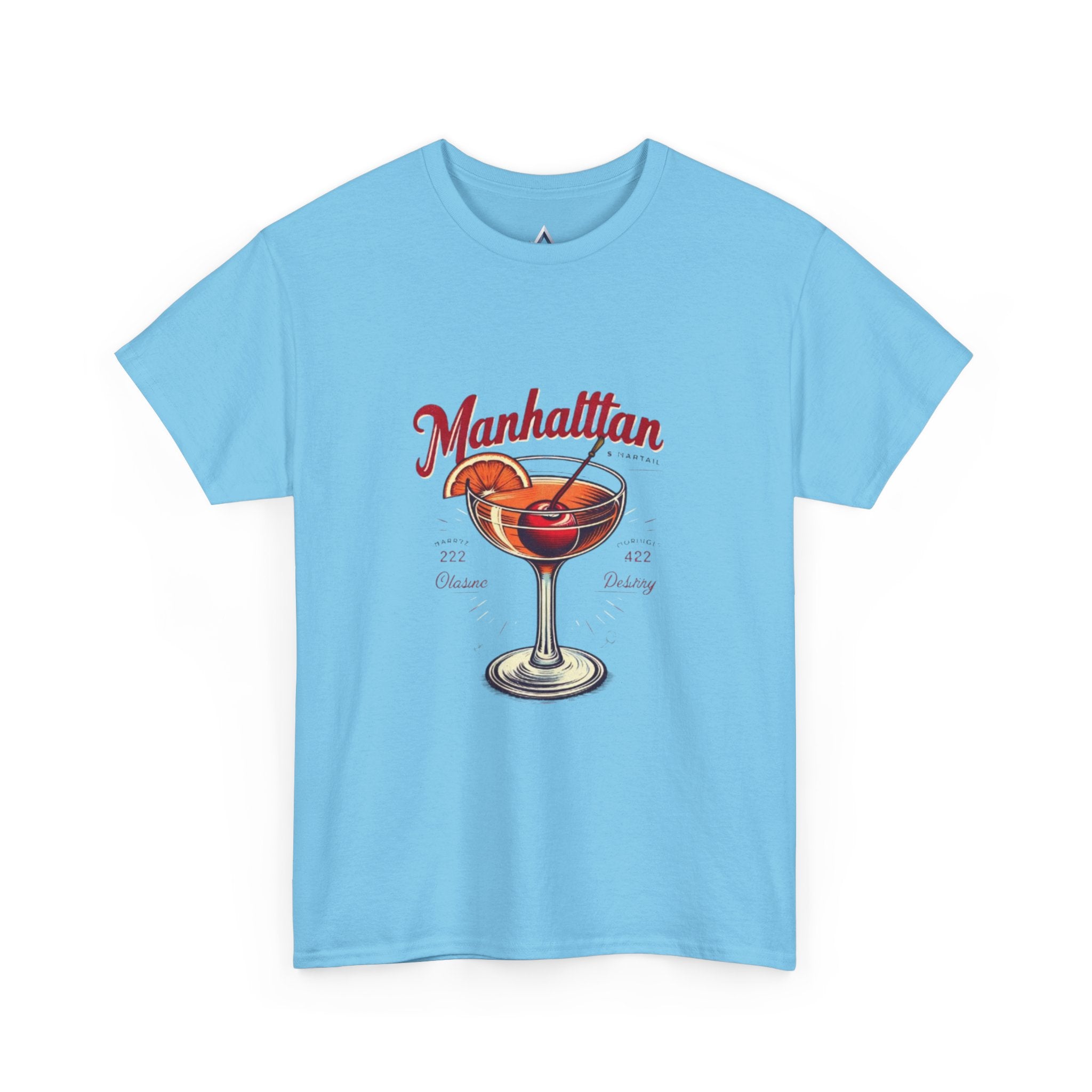 Manhattan Cocktail Unisex Heavy Cotton Tee