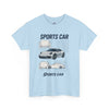 Sporty Car Graphic Heavy Cotton Tee