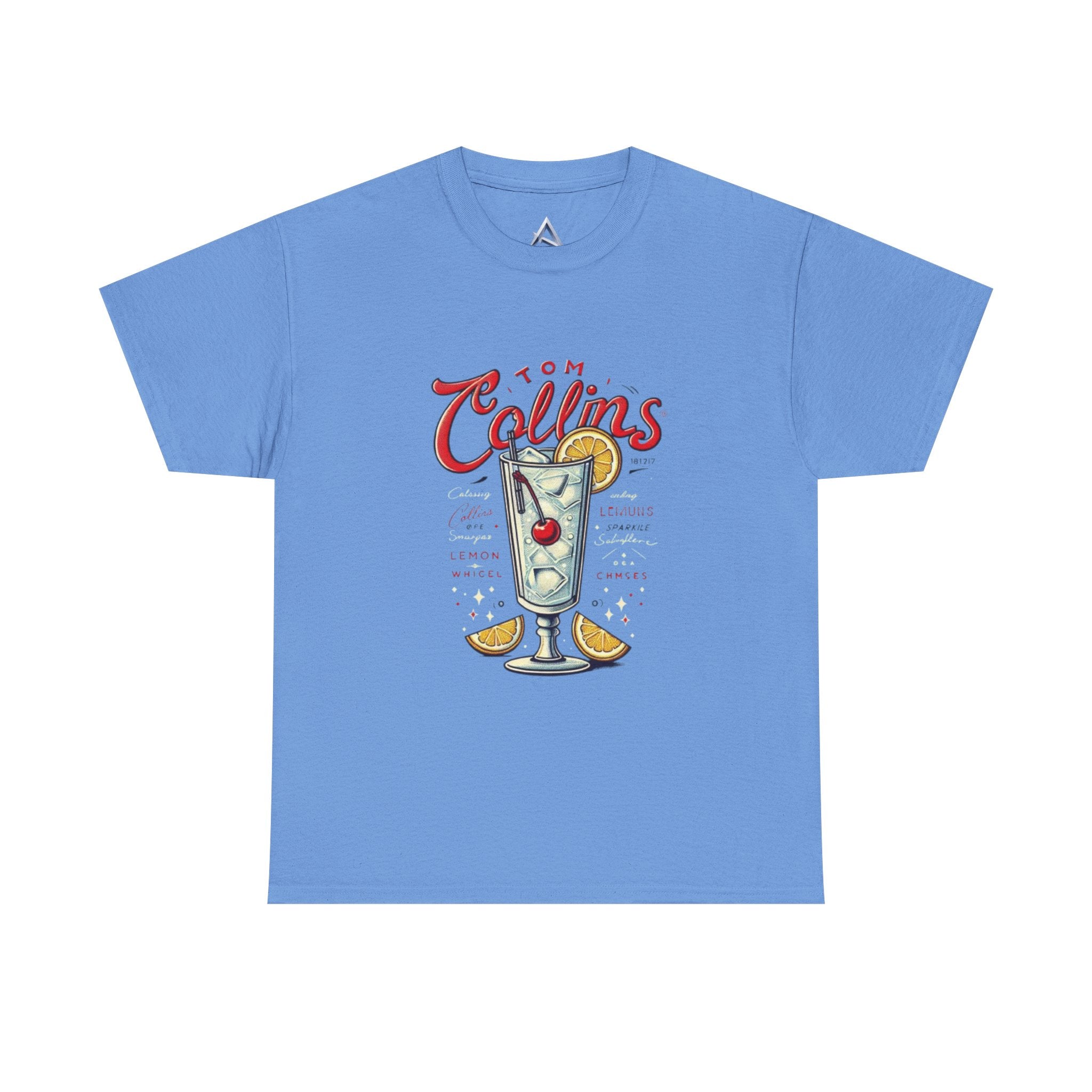 Tom Collins Cocktail Unisex Heavy Cotton Tee