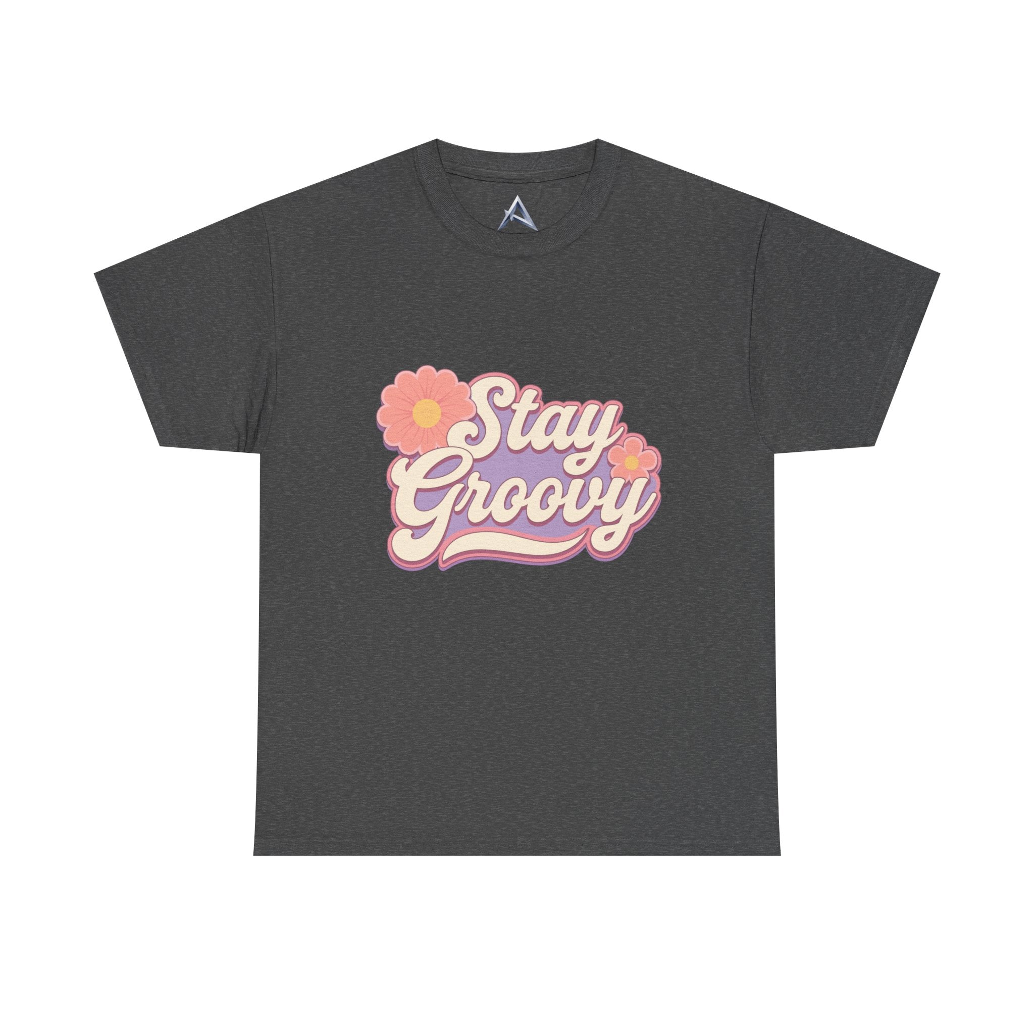 Stay Groovy Retro Unisex Heavy Cotton Tee