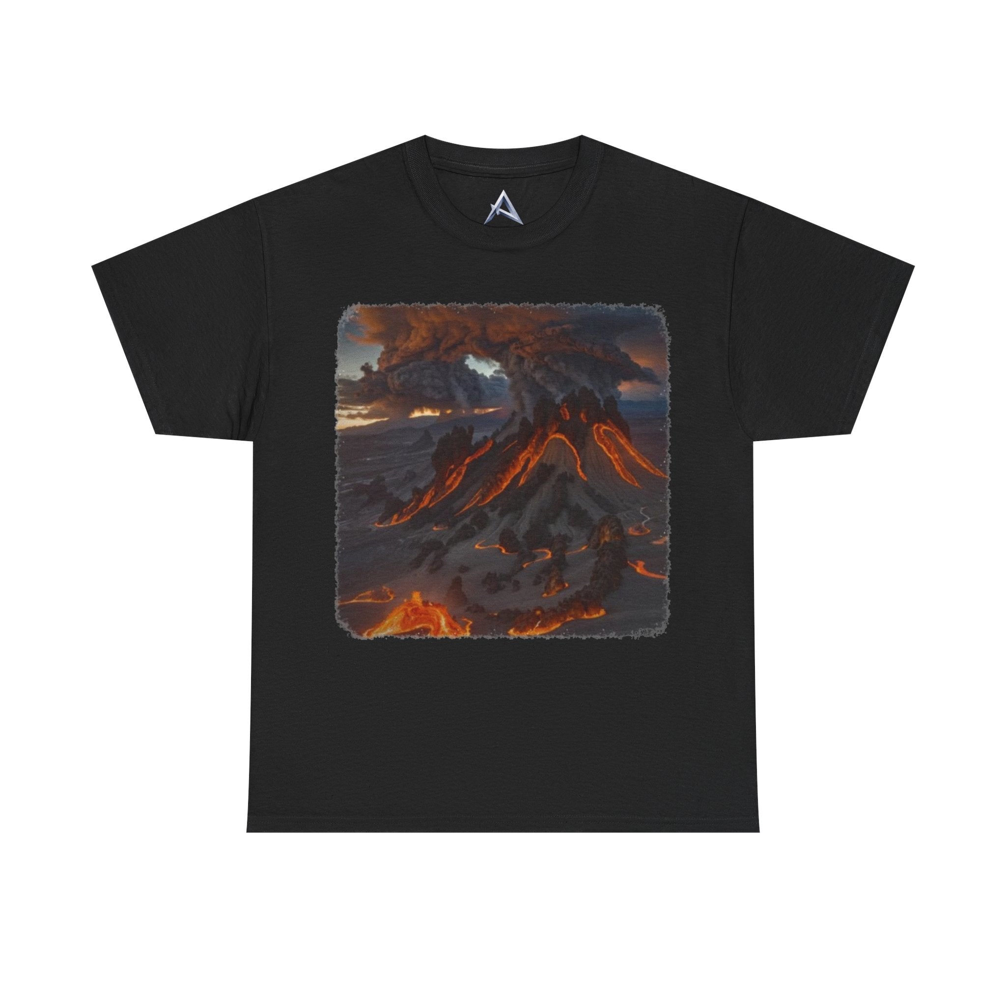 Volcanic Eruption Unisex Heavy Cotton Tee