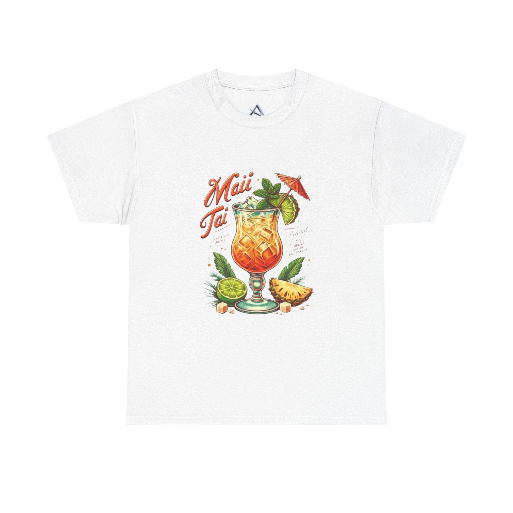 Maui Tai Cocktail Unisex Heavy Cotton Tee