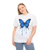 Blue Butterfly Art Unisex Heavy Cotton Tee