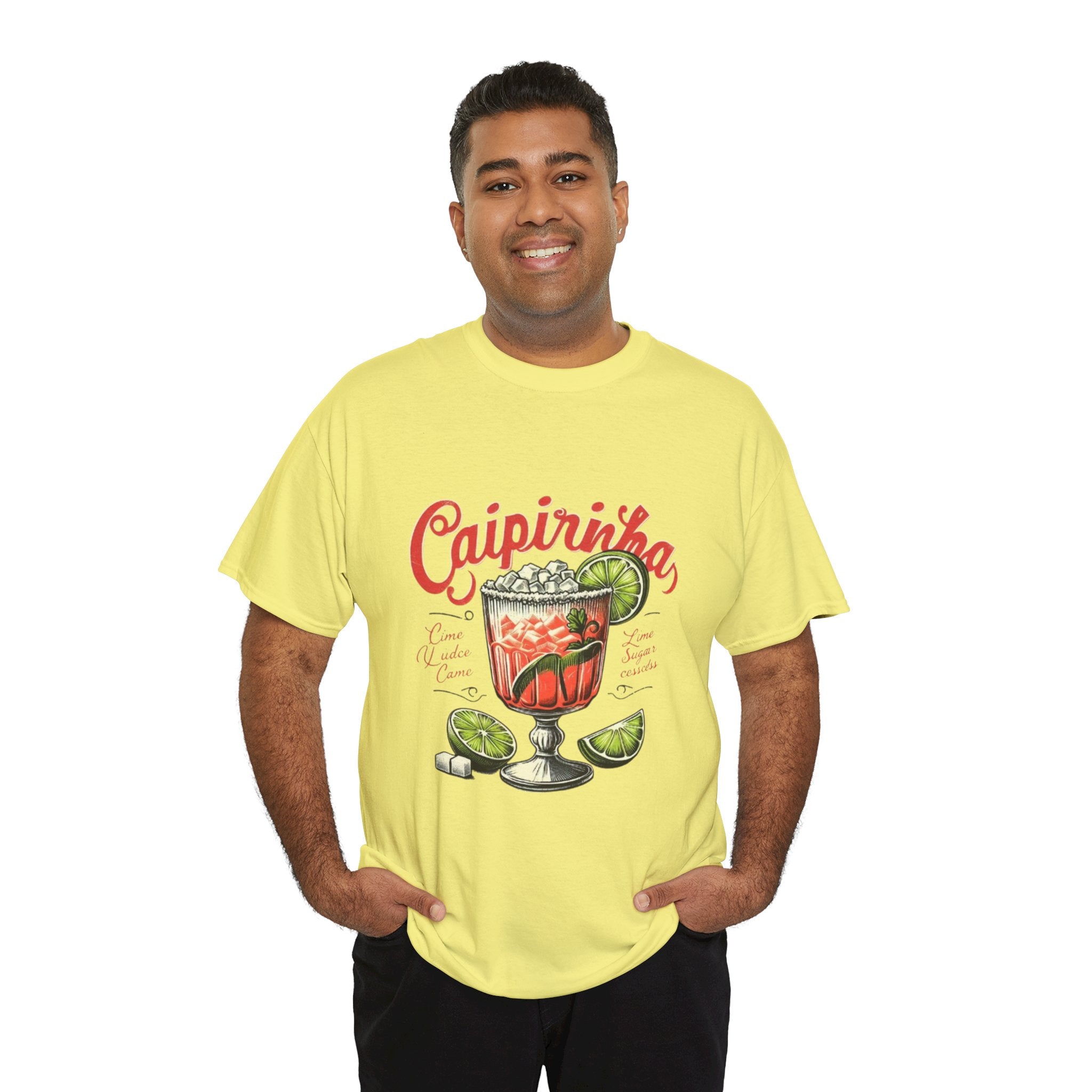 Caipirinha Cocktail Unisex Heavy Cotton Tee