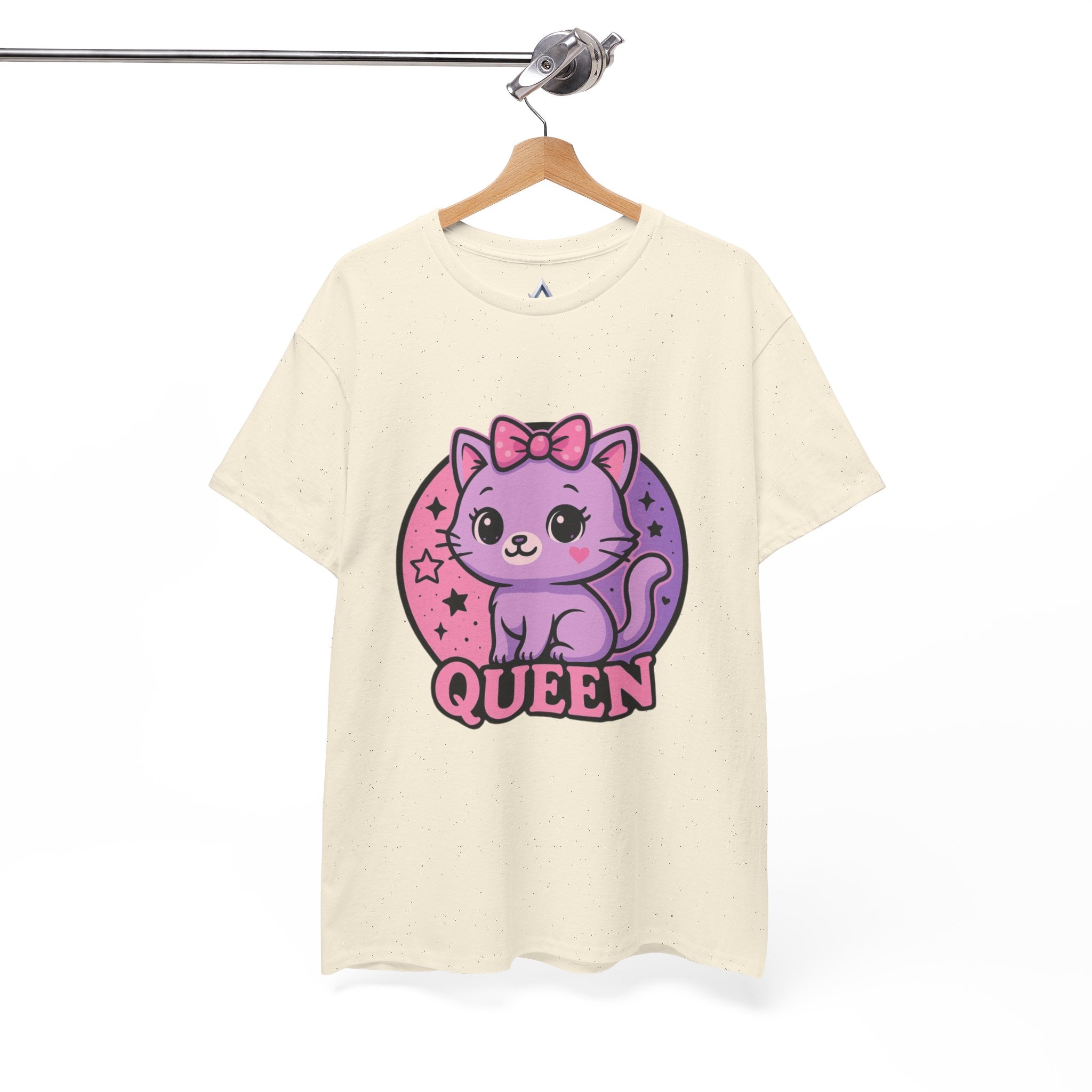 Cute Cat Queen Unisex Heavy Cotton Tee