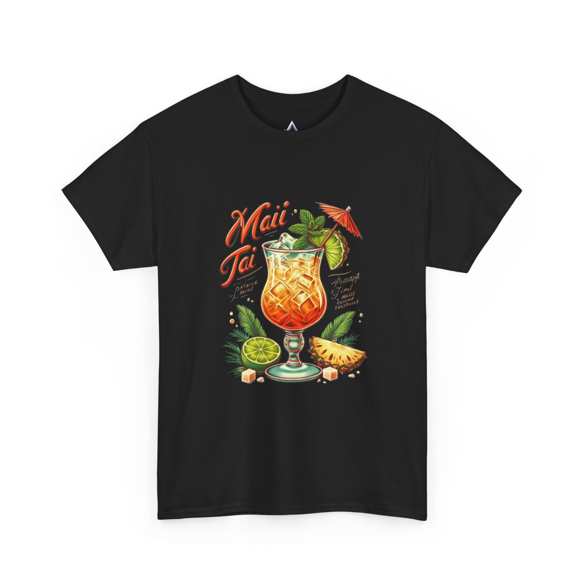 Maui Tai Cocktail Unisex Heavy Cotton Tee