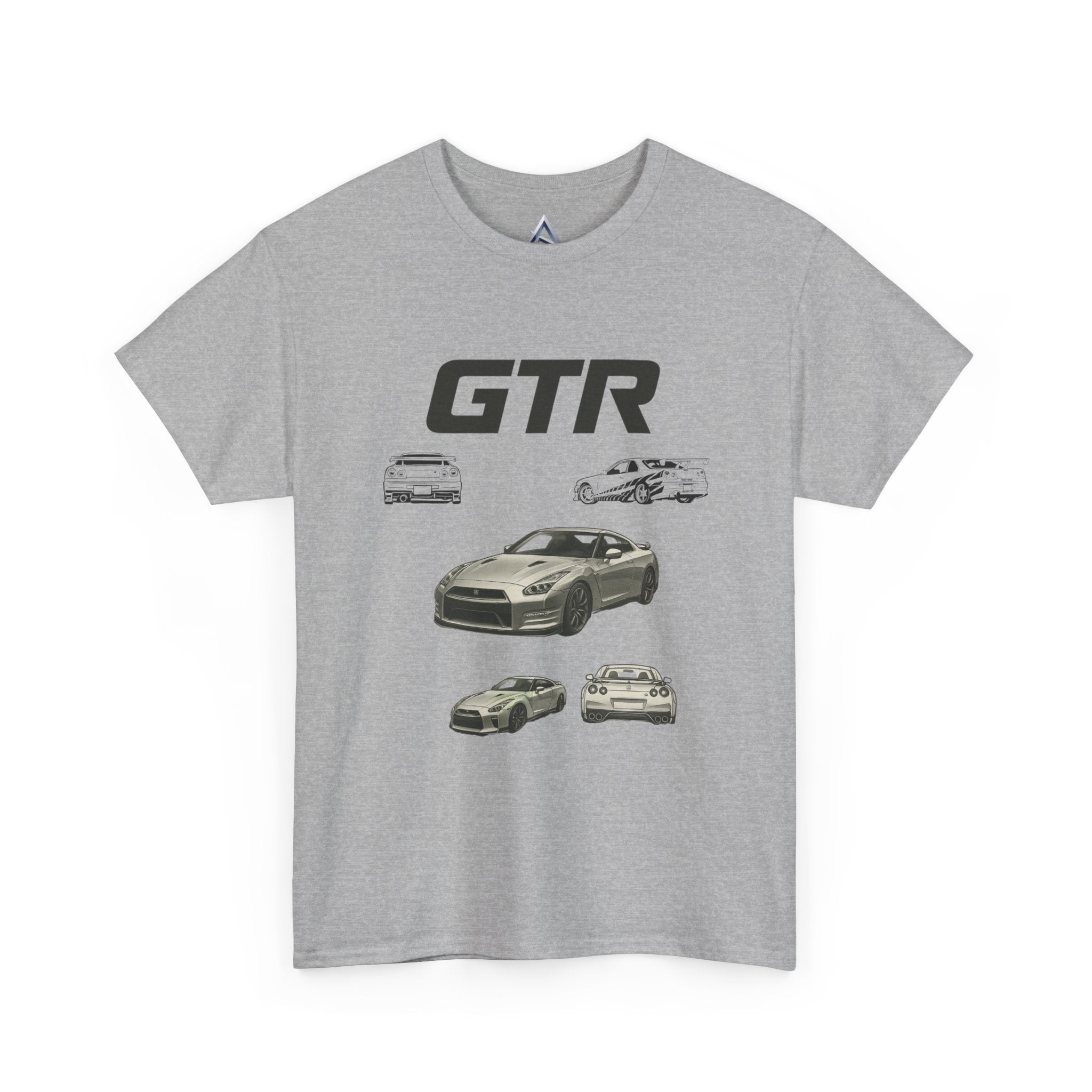 GTR Car Enthusiast Graphic Heavy Cotton Tee