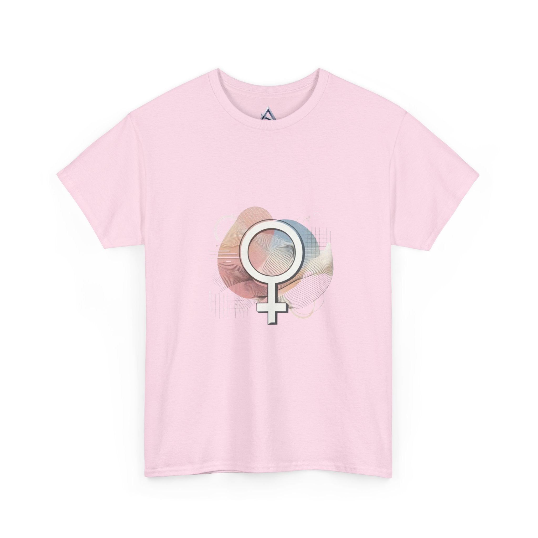 Artistic Female Symbol Unisex Heavy Cotton Tee