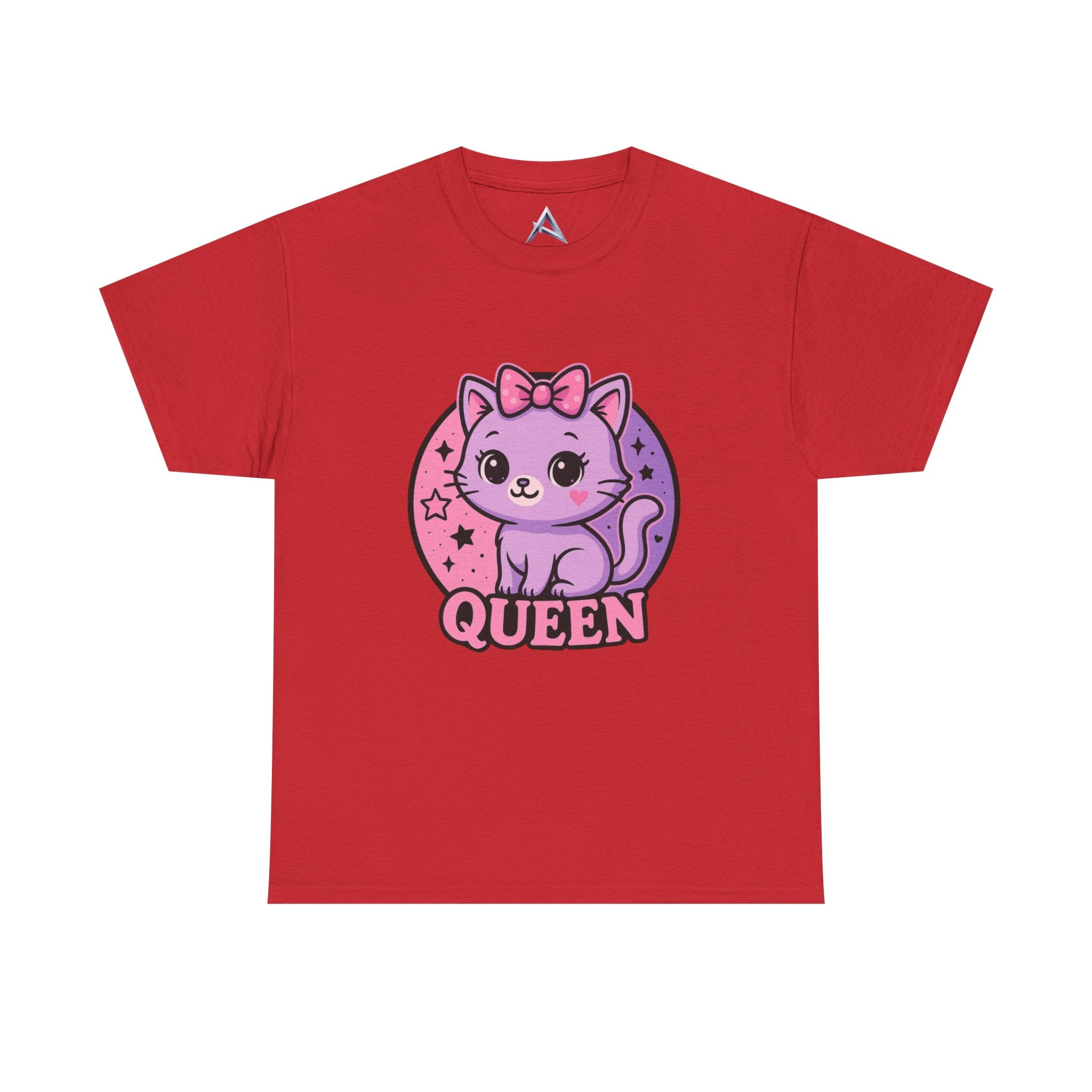 Cute Cat Queen Unisex Heavy Cotton Tee