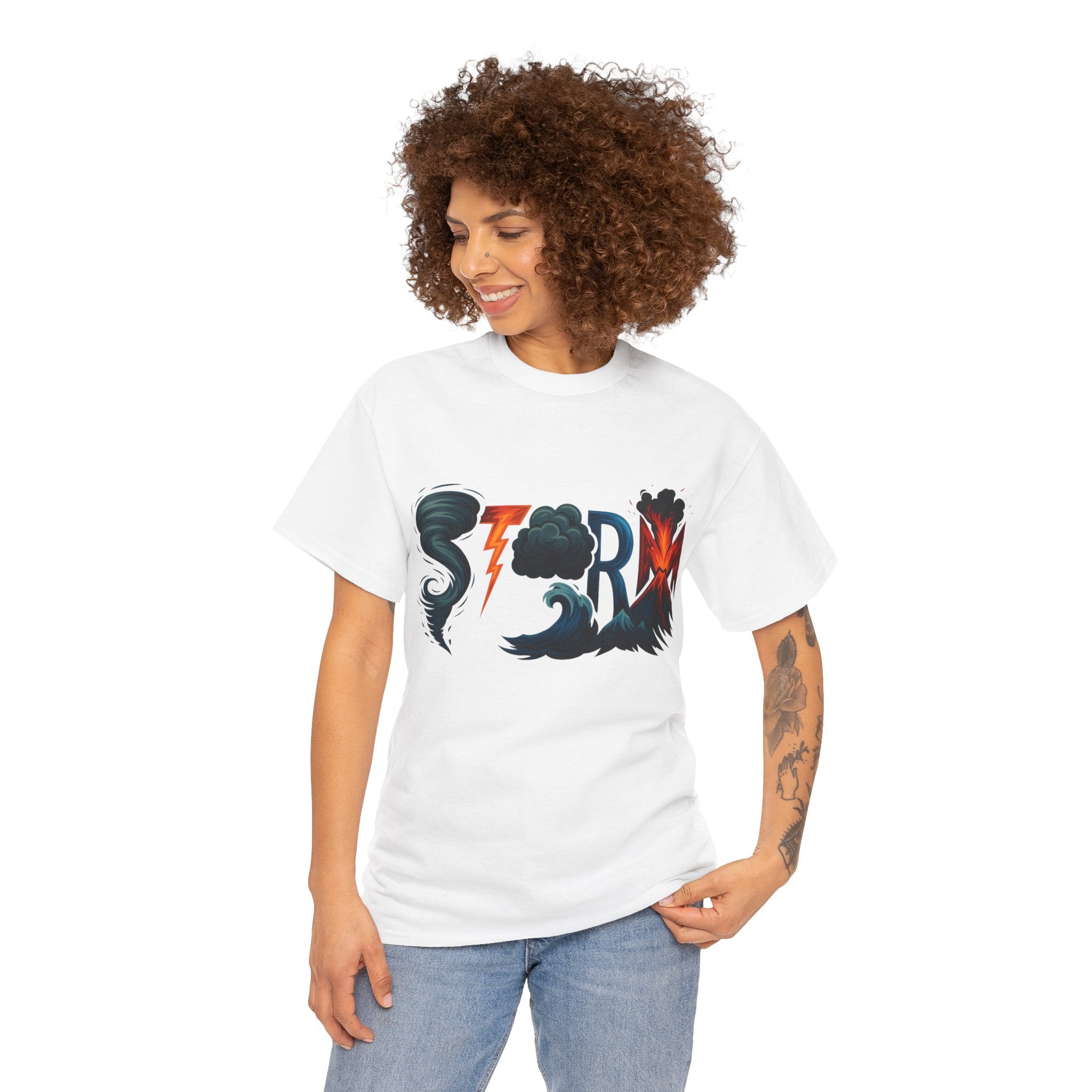 Storm Vibrant Graphic Unisex Heavy Cotton Tee