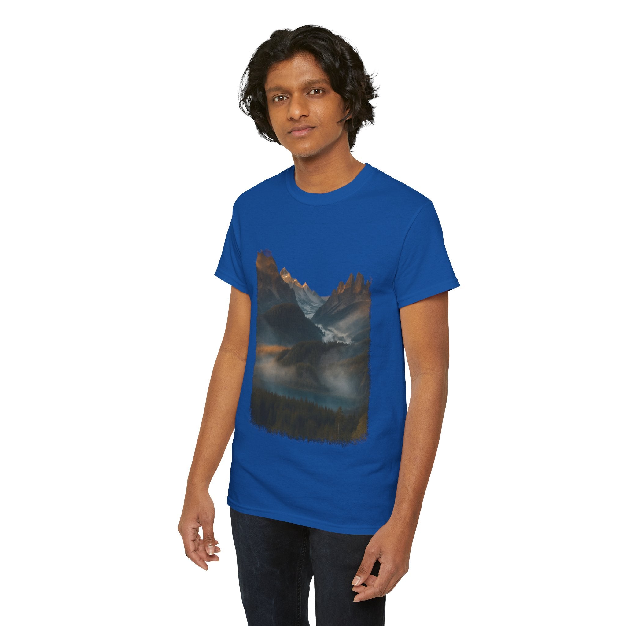 Nature-Inspired Unisex Heavy Cotton Tee