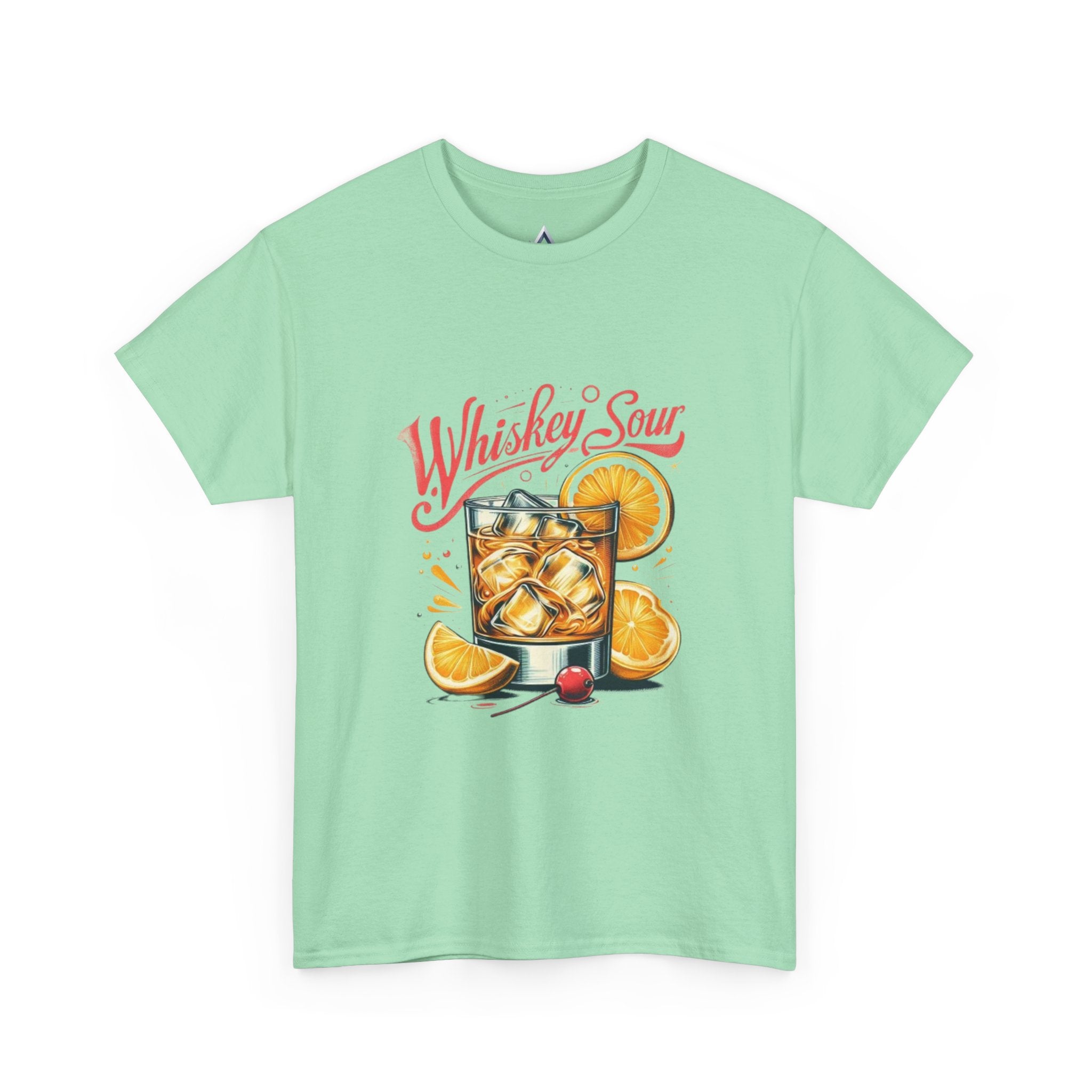 Whiskey Sour Cocktail Unisex Heavy Cotton Tee