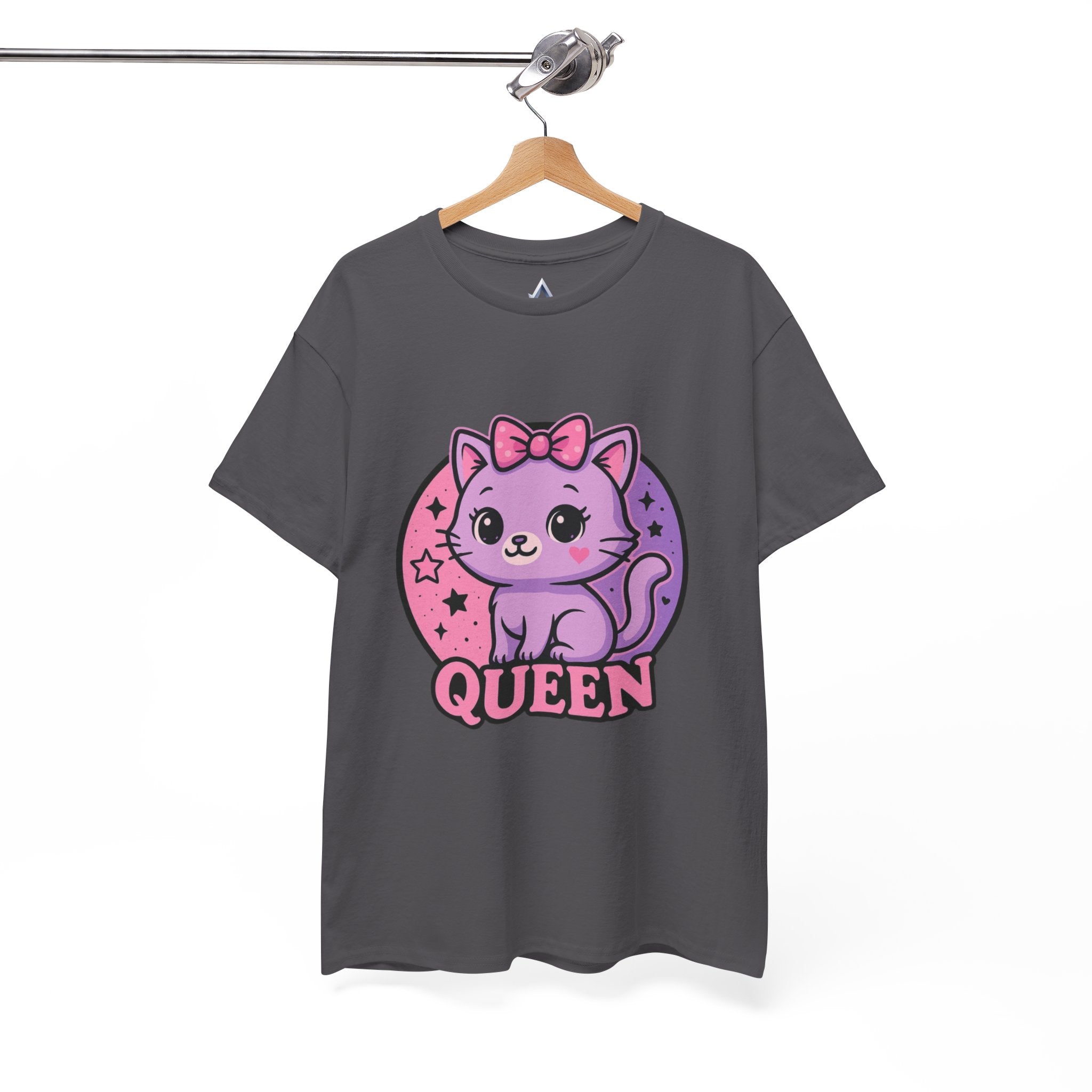 Cute Cat Queen Unisex Heavy Cotton Tee